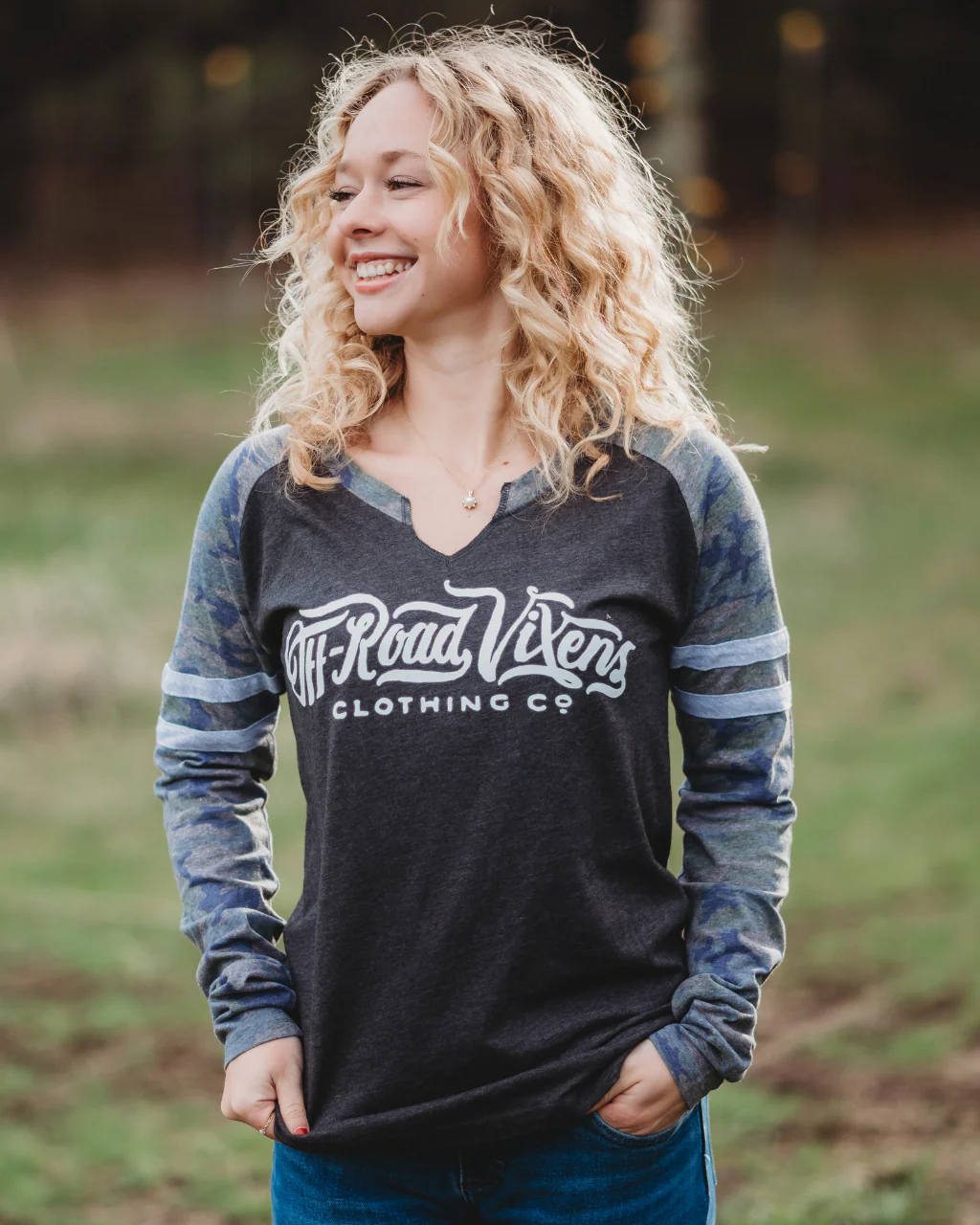 Cadet Ladies Camo Long Sleeve - Limited Edition - Image 3