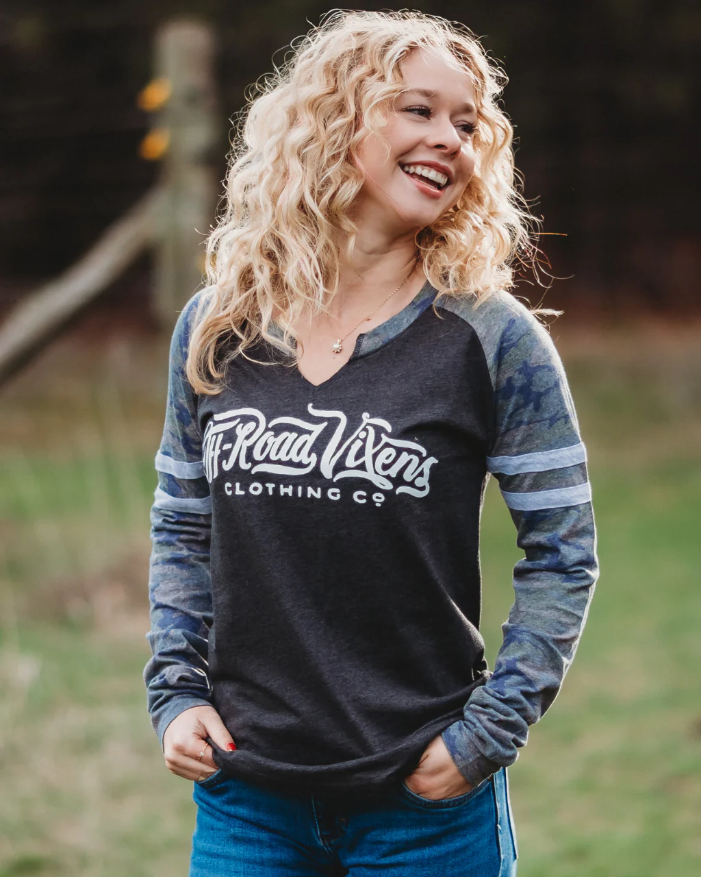 Cadet Ladies Camo Long Sleeve - Limited Edition - Image 4