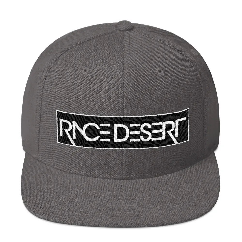 Camo Race Desert Stencil Snapback Hat - Image 2