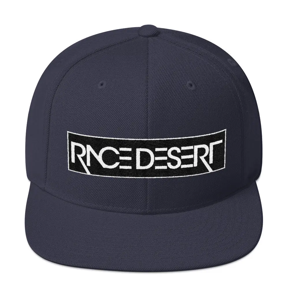 Camo Race Desert Stencil Snapback Hat - Image 4