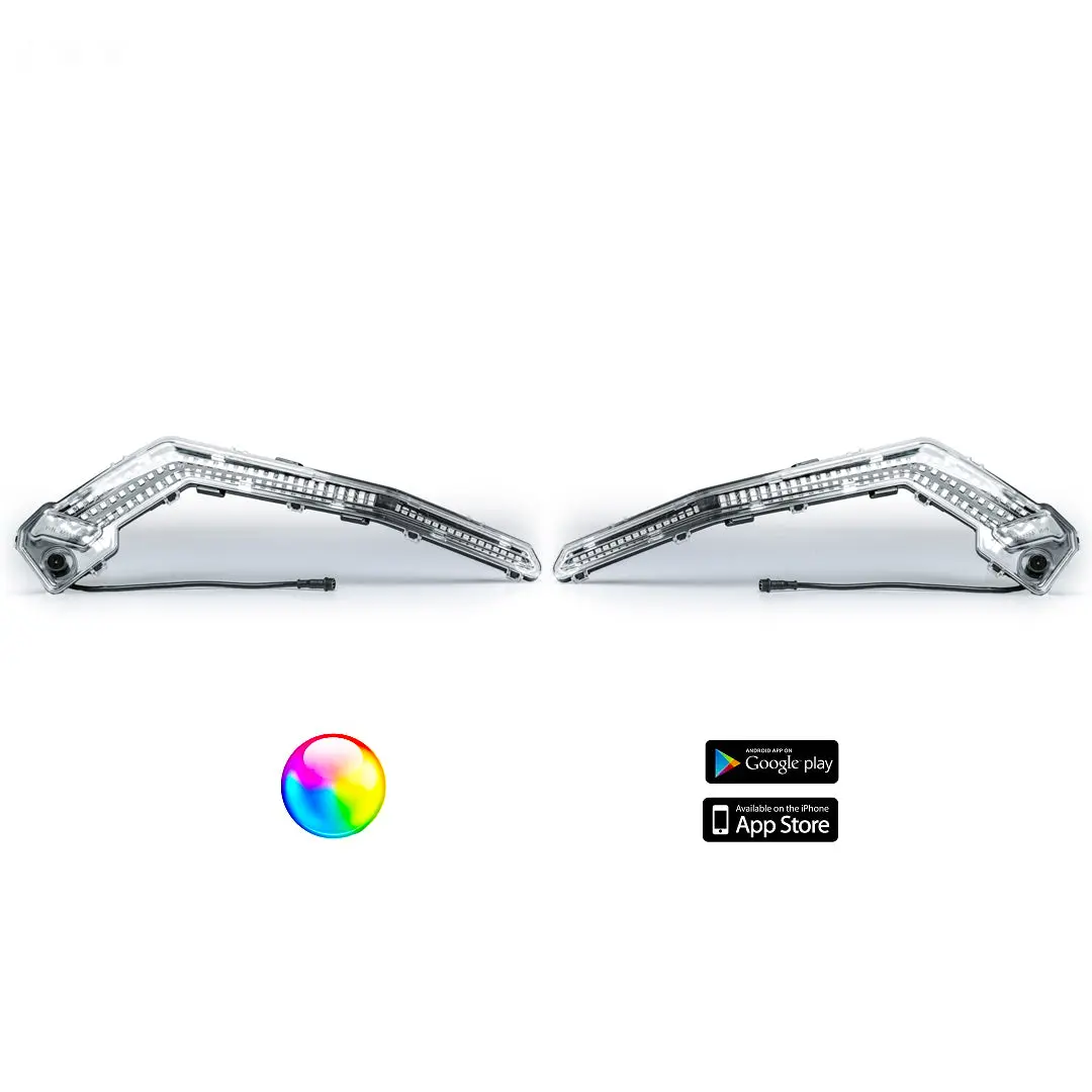 Can-Am X3 LED Headlight Eyebrows - 187 Style w/ Control Harness by 5150 Whips - 2017 - 2023 - Can-Am - Maverick X3 / Maverick X3 Max - Image 2