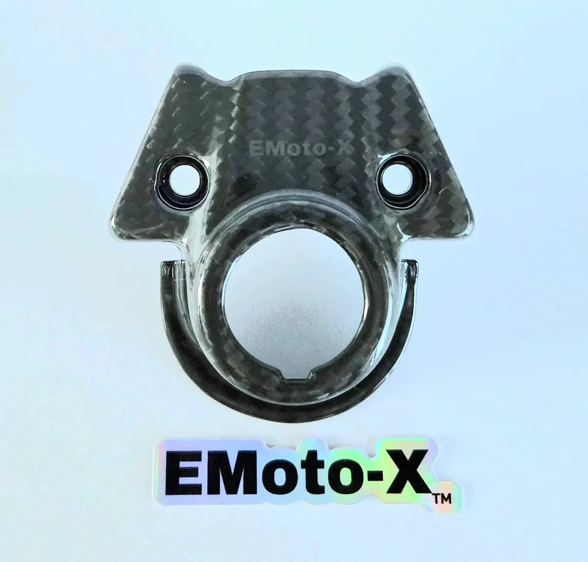 Carbon Fiber (Real) Ignition Switch Cover Plate for Talaria Sting MX5/ MX4/ MX3 - Image 3