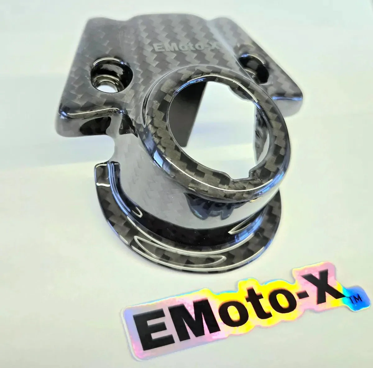 Carbon Fiber (Real) Ignition Switch Cover Plate for Talaria Sting MX5/ MX4/ MX3 - Image 5