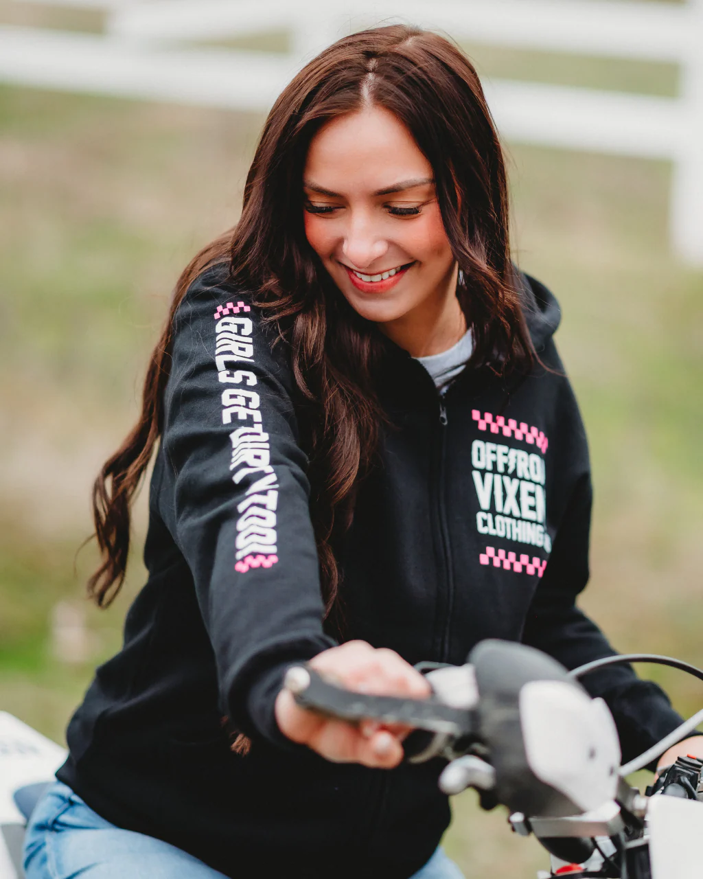 Checked Out Unisex Zip Hoodie - Black - Image 4