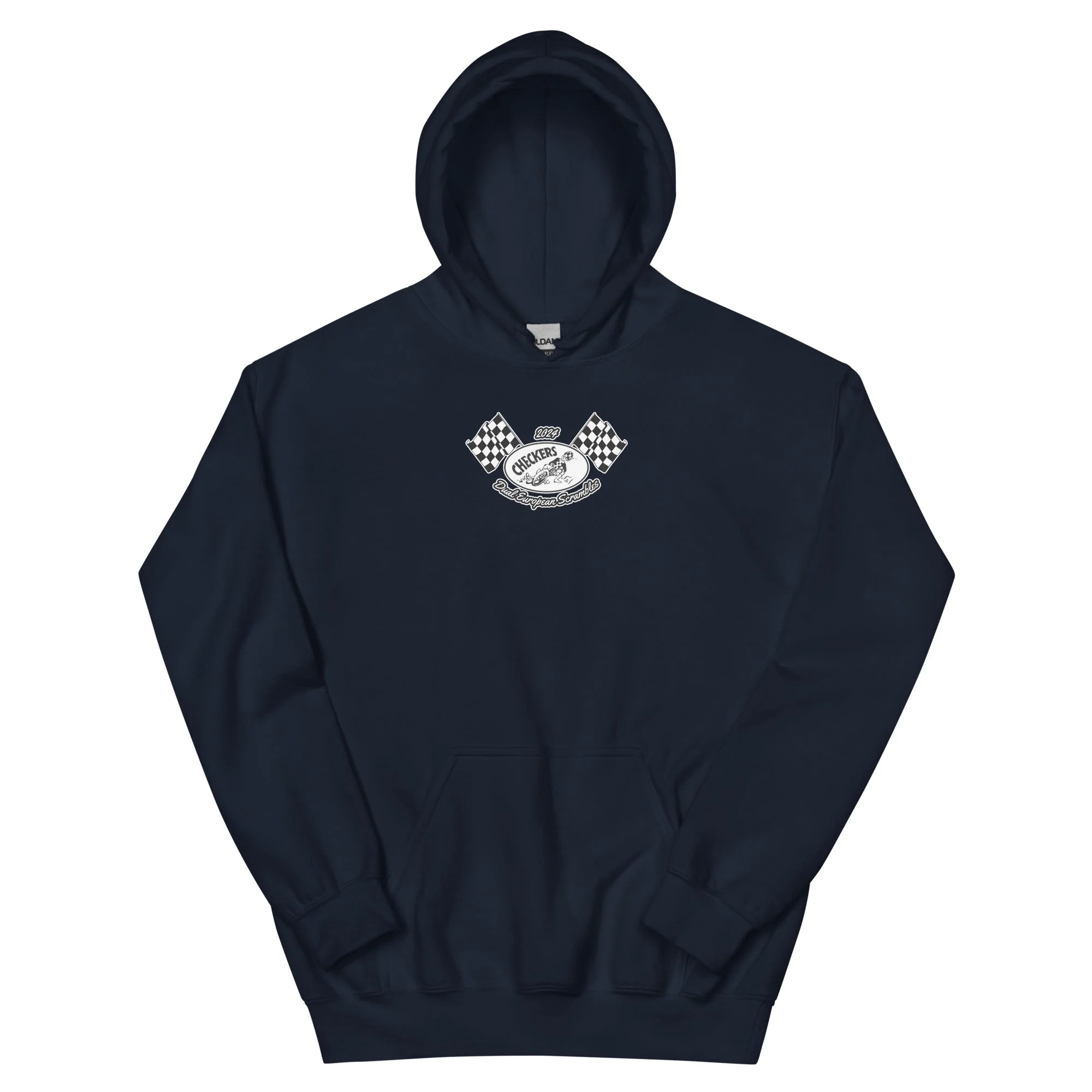 Checkers MC 2024 Dual Euro Event Hoodie - Clayton Roberts Benefit Run - Image 2
