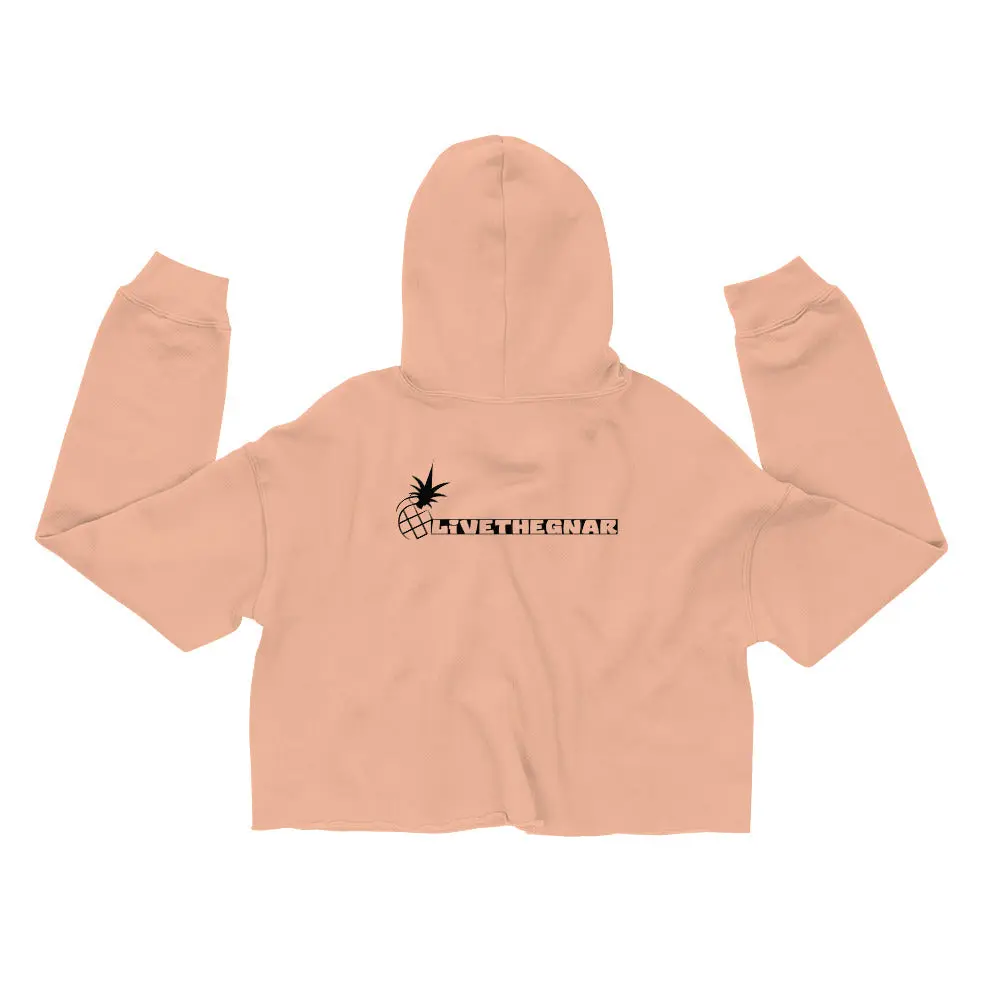 Chicas Live the Gnar Crop Hoodie - Image 10