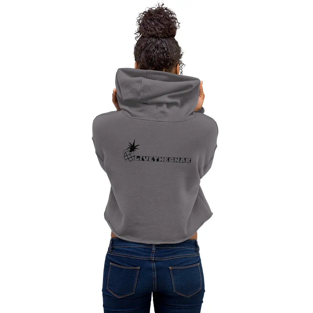 Chicas Live the Gnar Crop Hoodie - Image 6