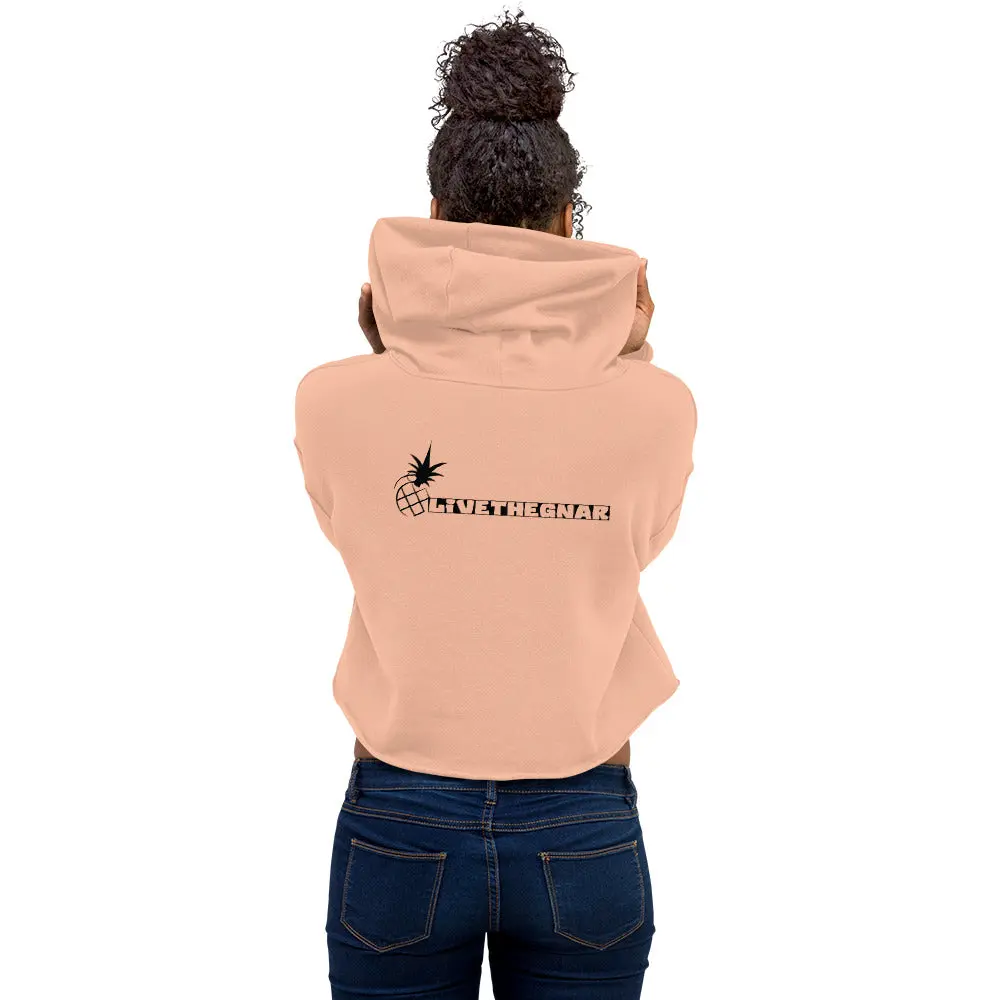 Chicas Live the Gnar Crop Hoodie - Image 7