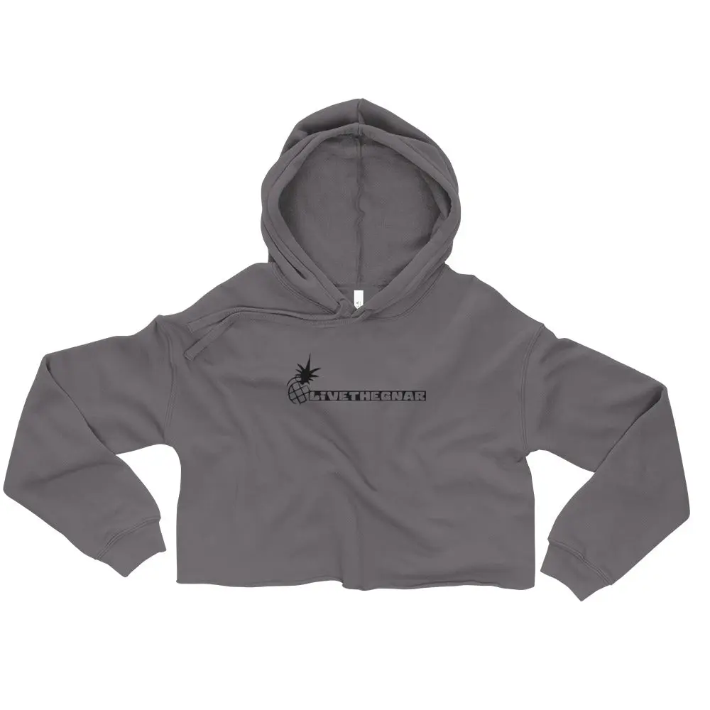 Chicas Live the Gnar Crop Hoodie - Image 8
