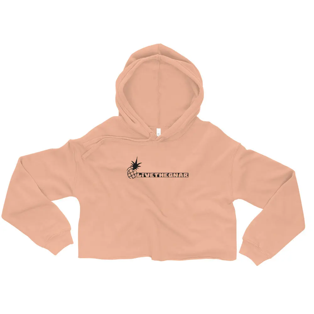 Chicas Live the Gnar Crop Hoodie - Image 9