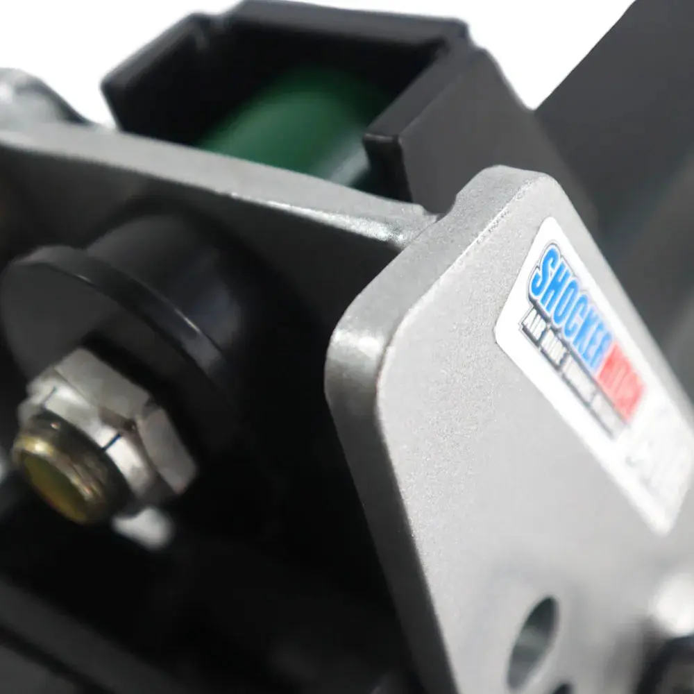 Shocker Aluminum Light Duty Air Hitch  w/ Black Combo Ball Mount - 10,000 lbs. GTW - Image 2