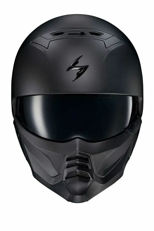 Covert 2 Open Face Helmet - Matte Black - Image 4