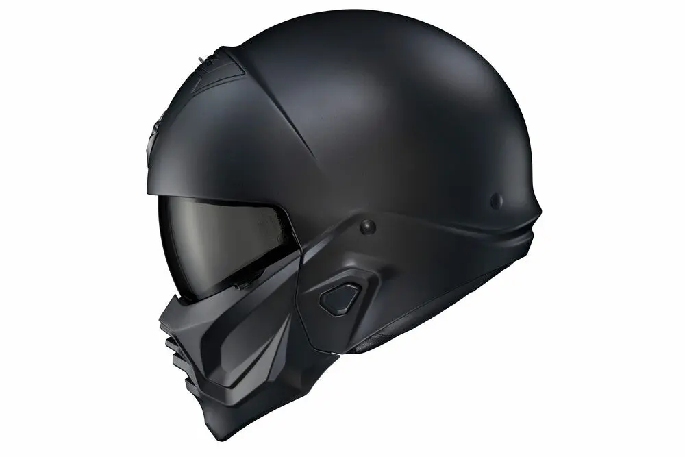 Covert 2 Open Face Helmet - Matte Black - Image 6