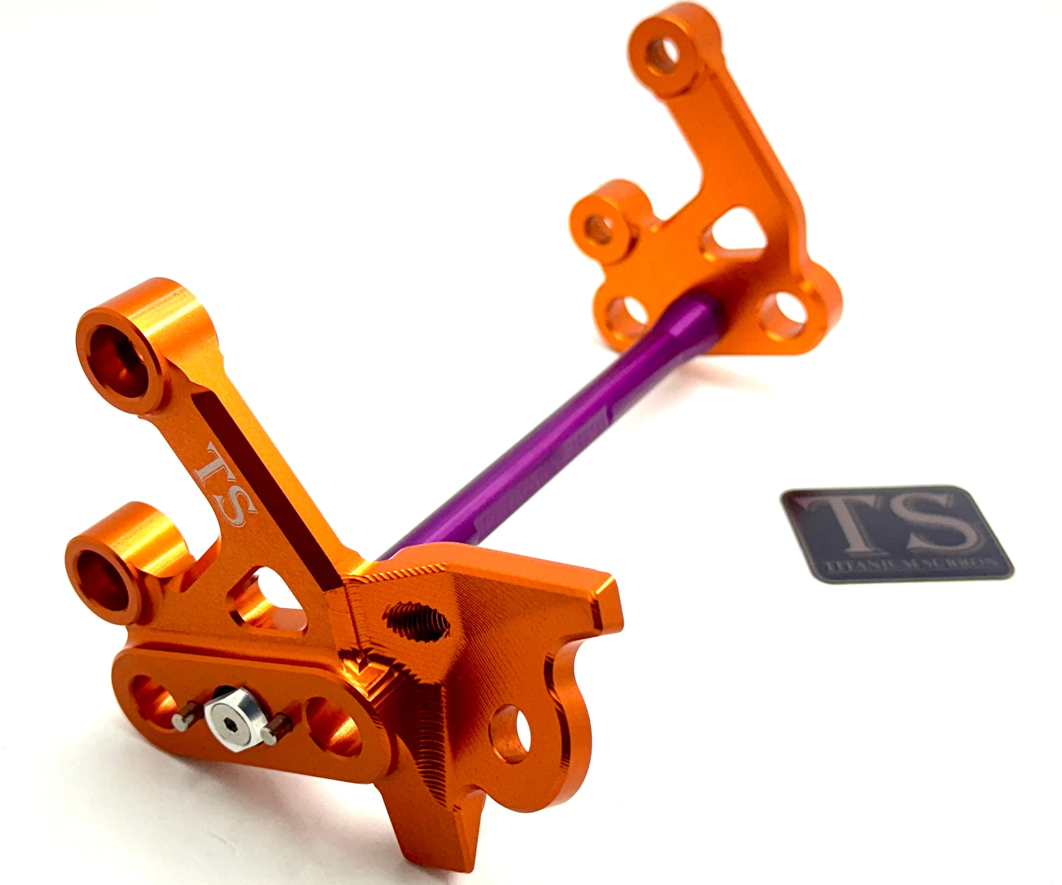 Custom CNC Aluminum Footpeg Bracket Assembly Surron - Image 16