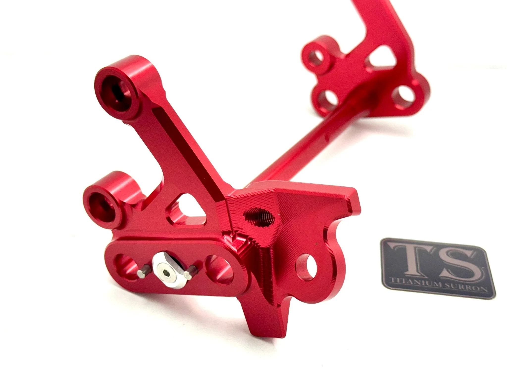Custom CNC Aluminum Footpeg Bracket Assembly Surron - Image 39