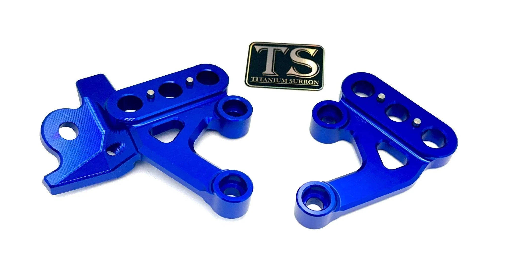 Custom CNC Aluminum Footpeg Bracket for Surron LBX - Image 2