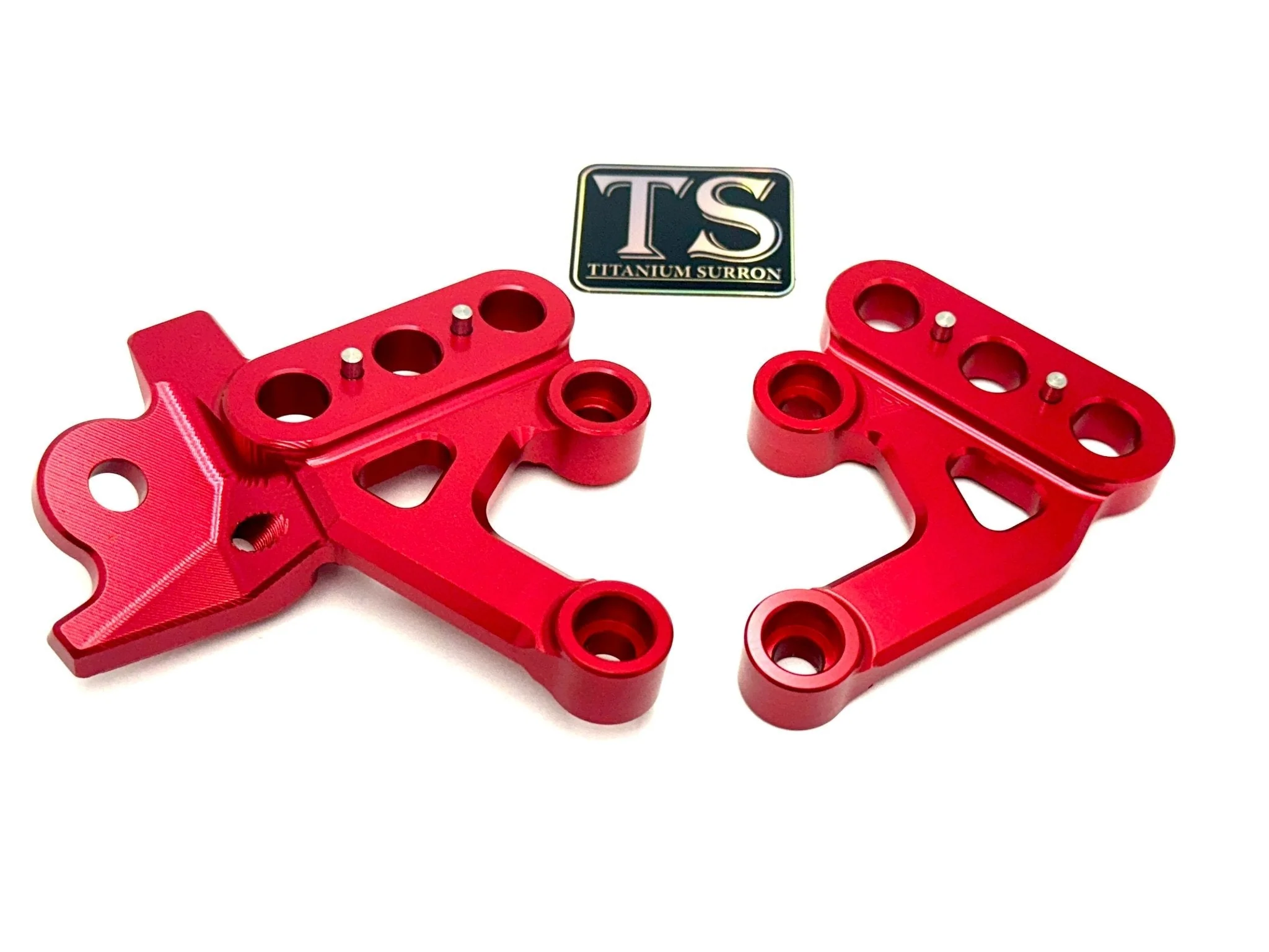 Custom CNC Aluminum Footpeg Bracket for Surron LBX - Image 3