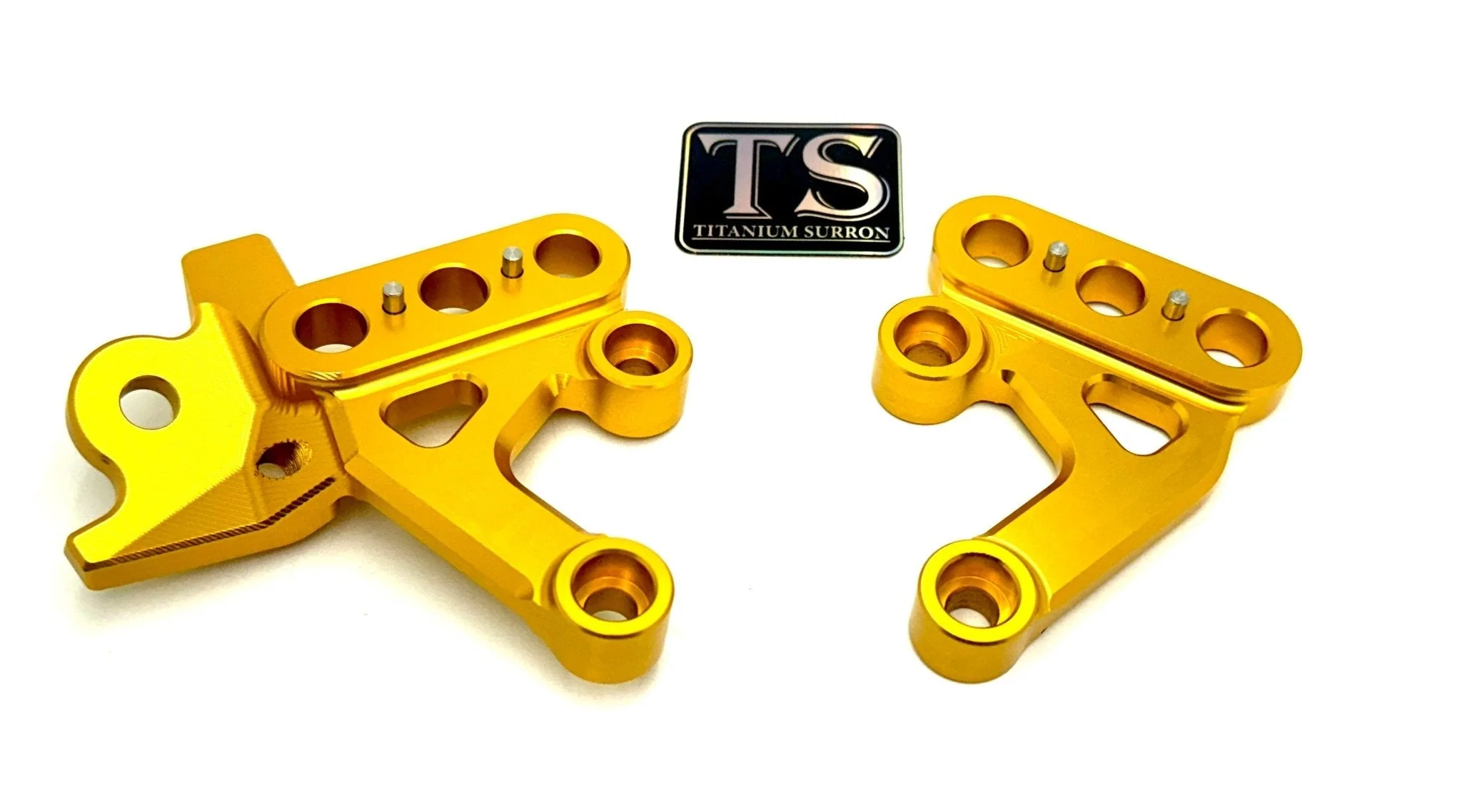 Custom CNC Aluminum Footpeg Bracket for Surron LBX - Image 4