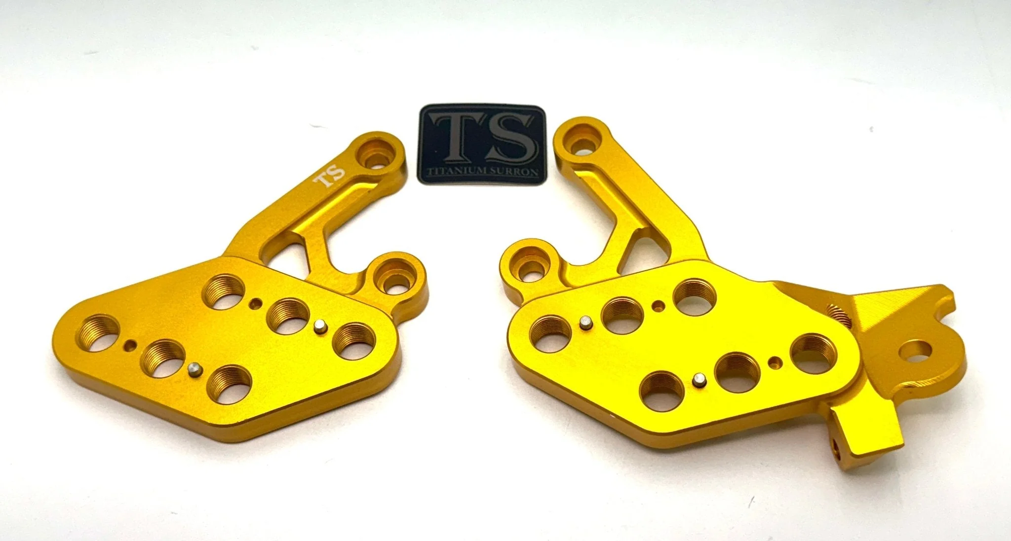 Custom CNC Aluminum Footpeg Drop Bracket for Surron LBX and E-Ride Pro Models - Image 2