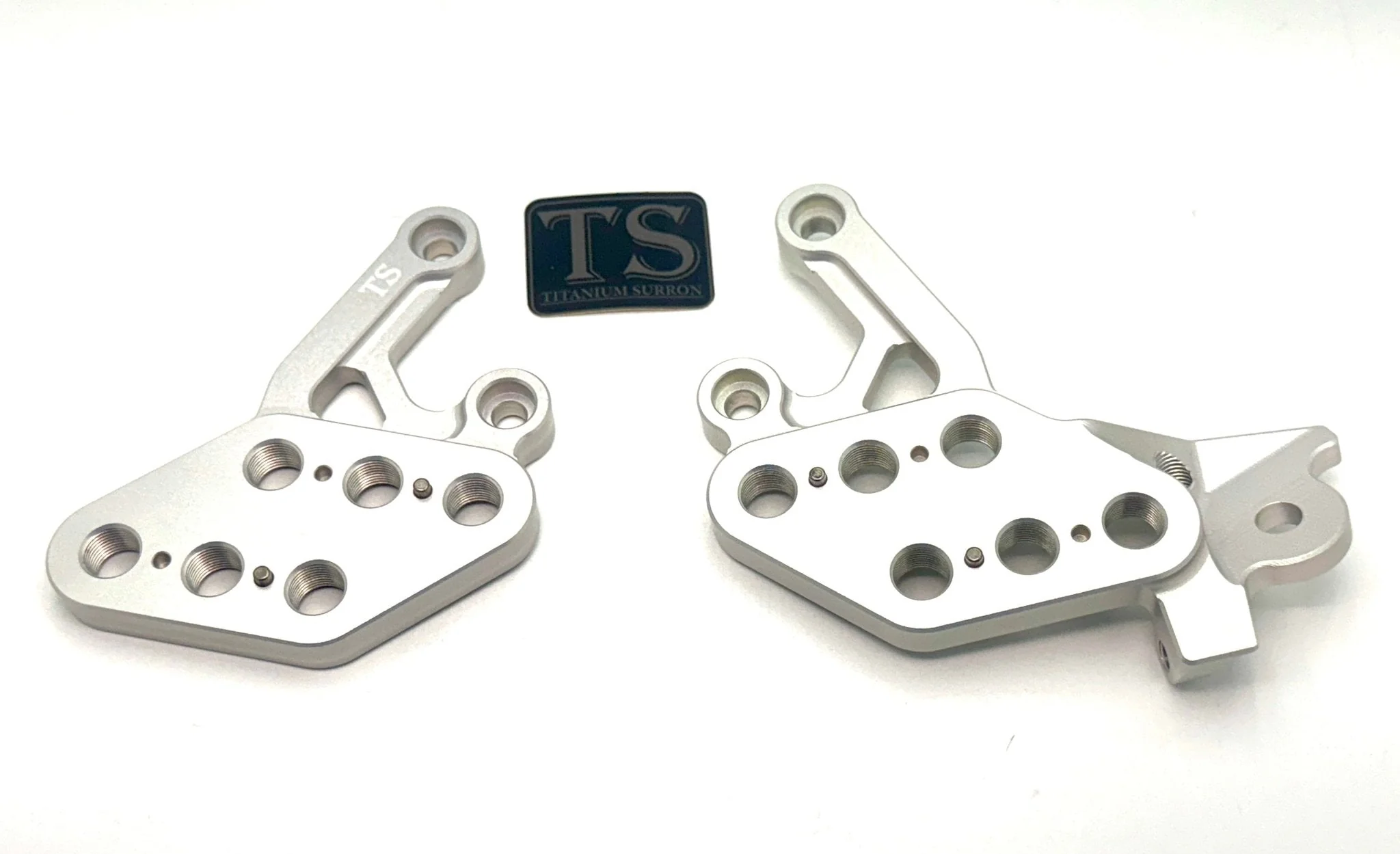 Custom CNC Aluminum Footpeg Drop Bracket for Surron LBX and E-Ride Pro Models - Image 3