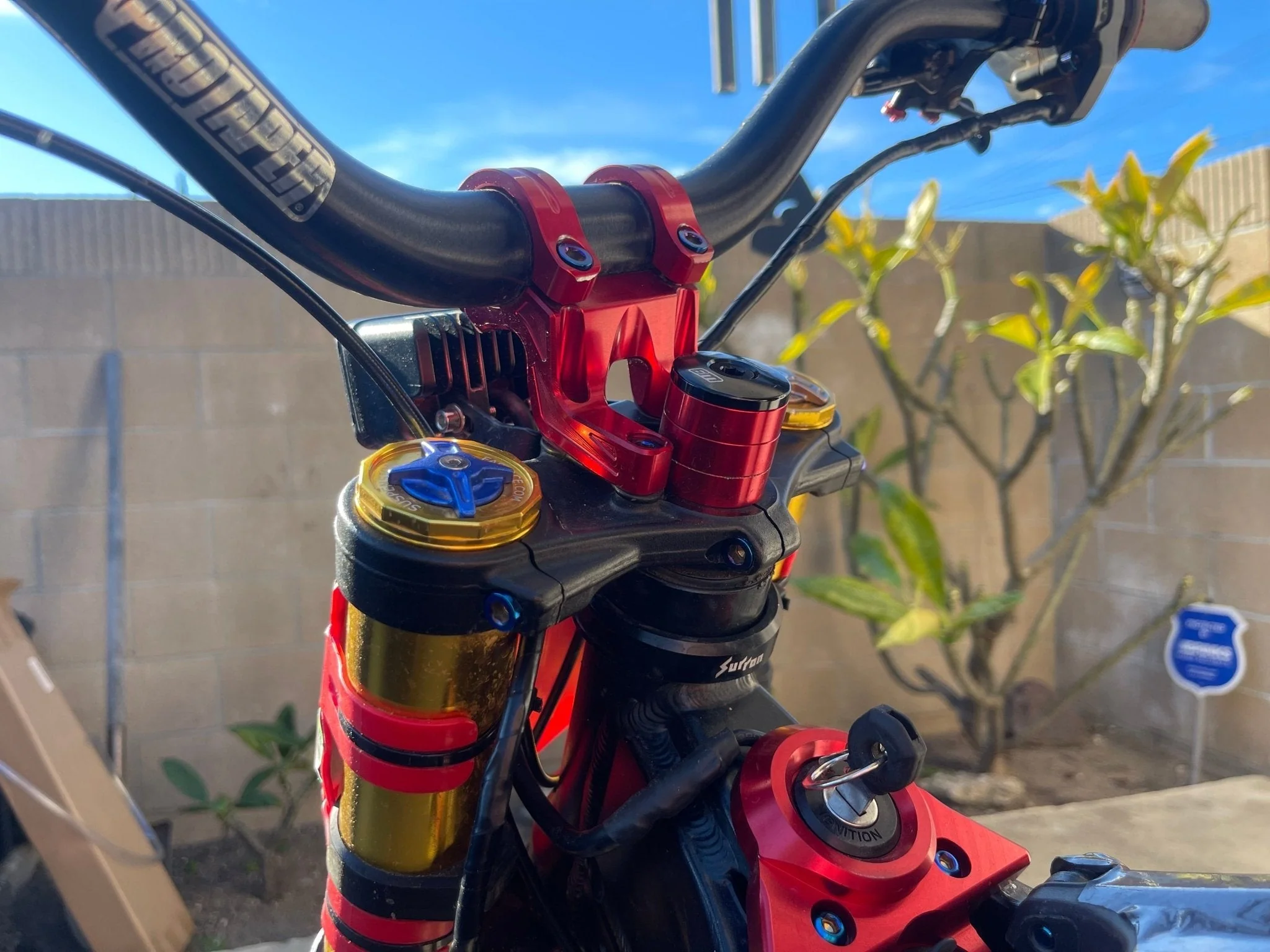 Custom Titanium Direct Mount Stem Bolt Kit for Surron, Talaria, & other E-moto - Image 2