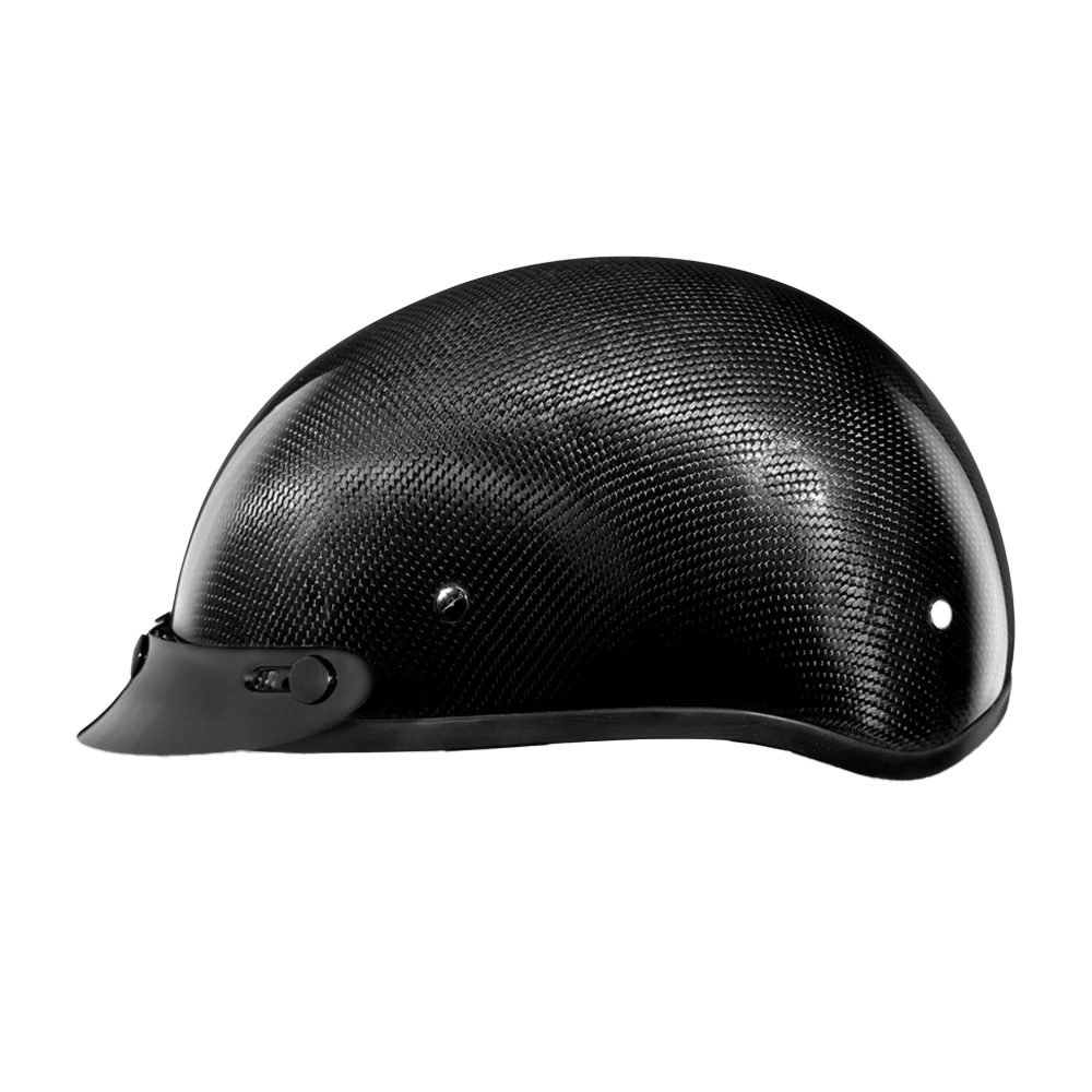 D.O.T. Daytona Skull Cap- Grey Carbon Fiber - Image 2