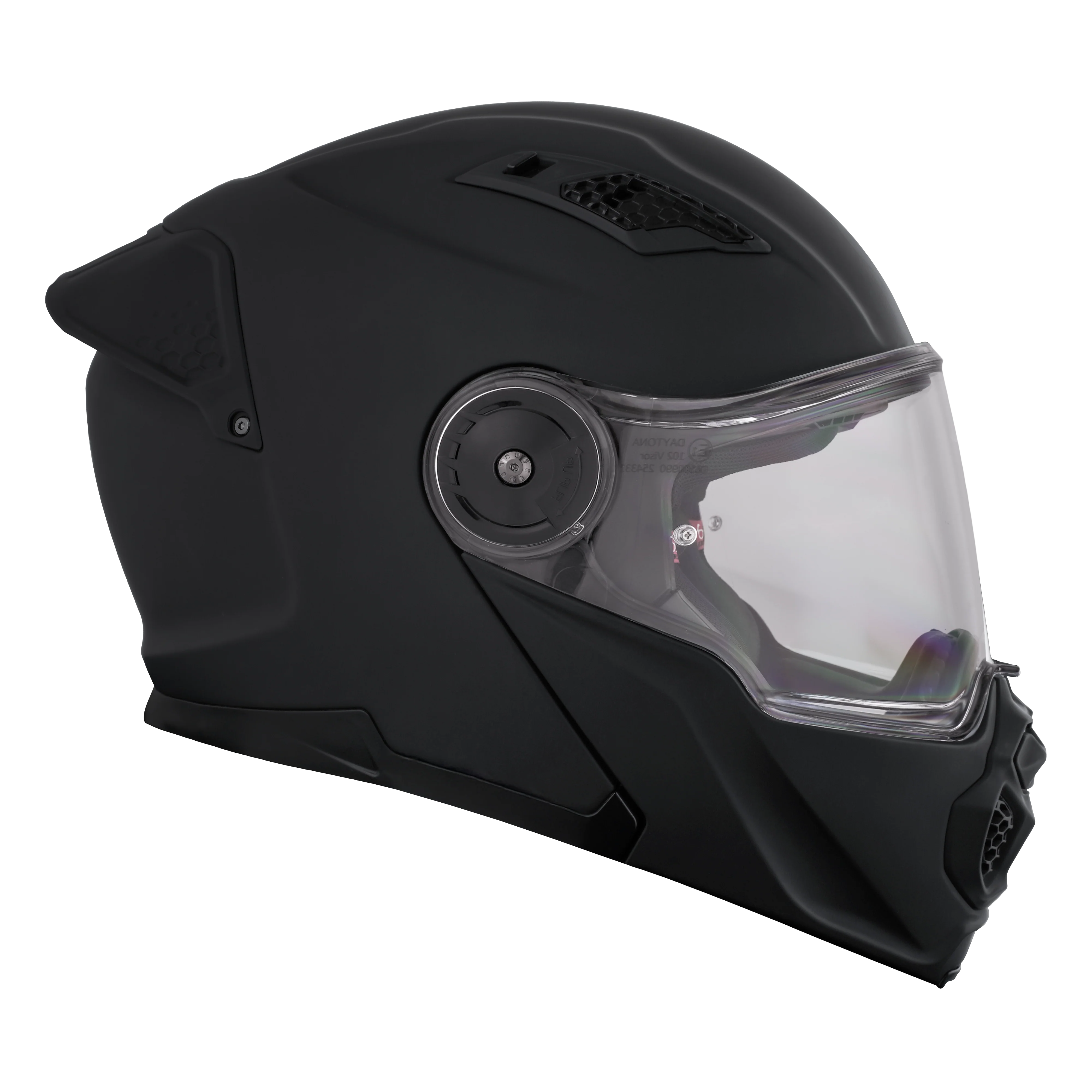 D.O.T. & ECE Daytona C6 Helmet - Dull Black - Image 5