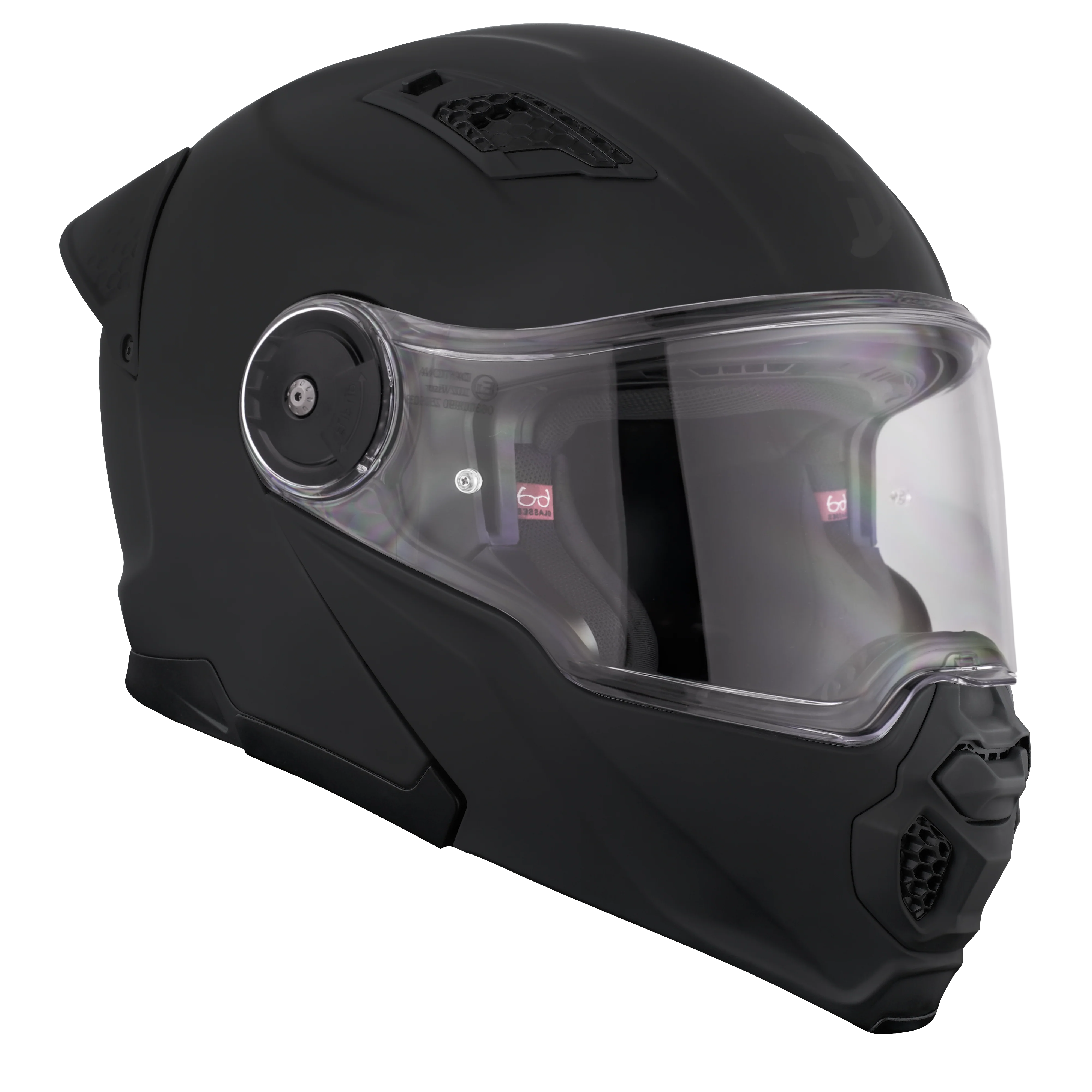 D.O.T. & ECE Daytona C6 Helmet - Dull Black - Image 6