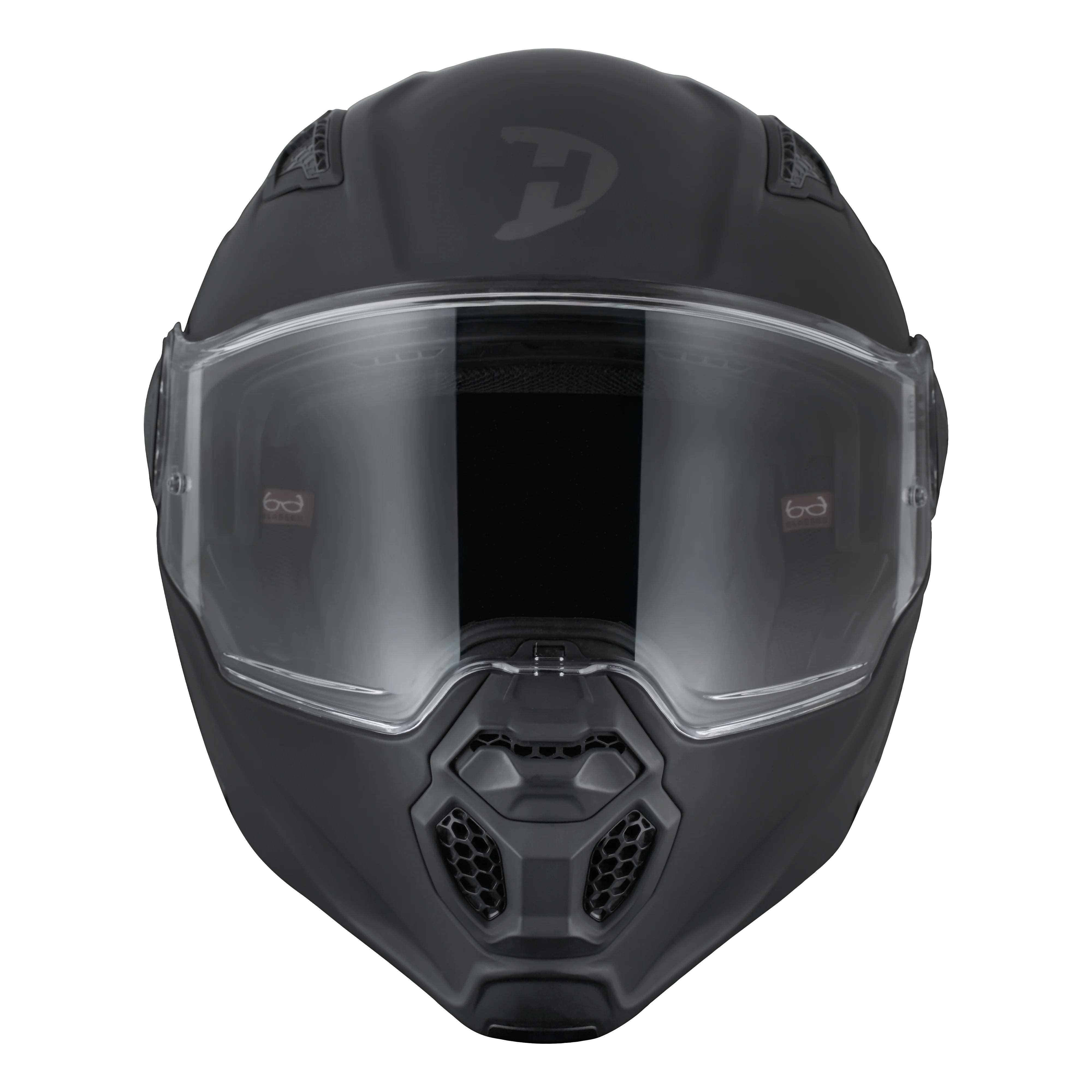 D.O.T. & ECE Daytona C6 Helmet - Dull Black - Image 7
