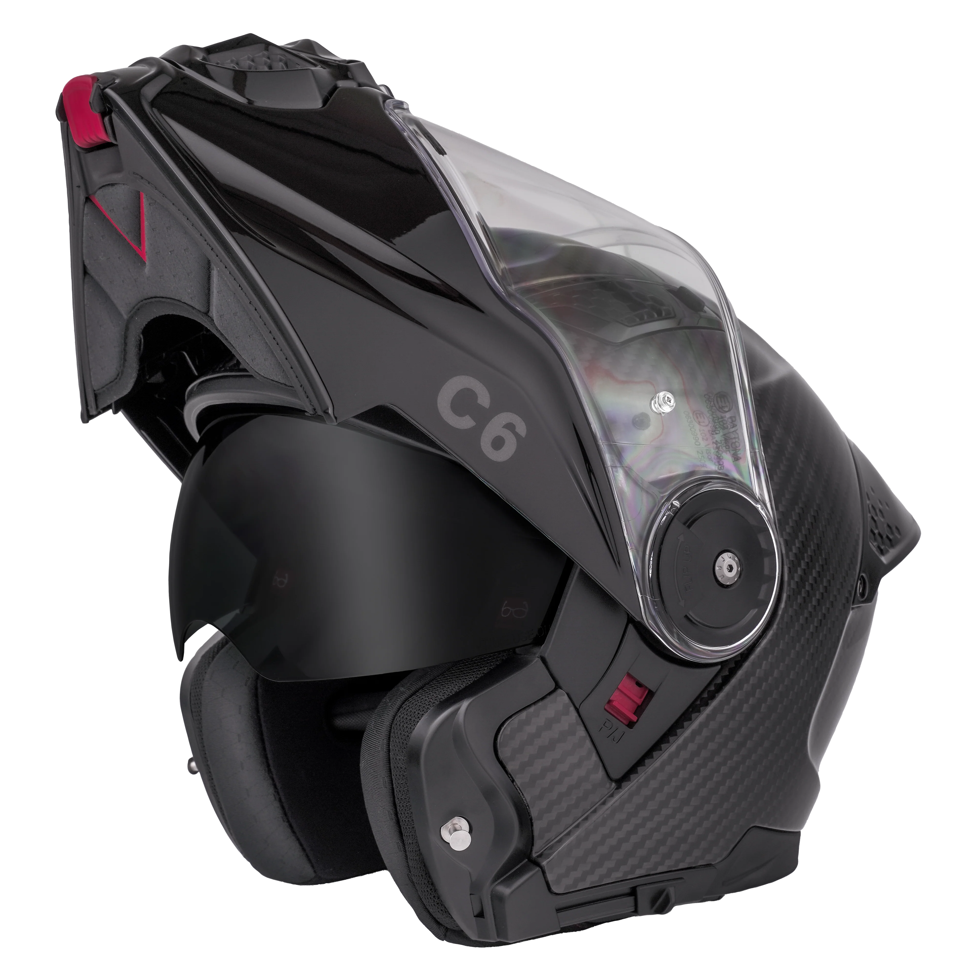 D.O.T. & ECE Daytona C6- Grey Carbon Fiber
