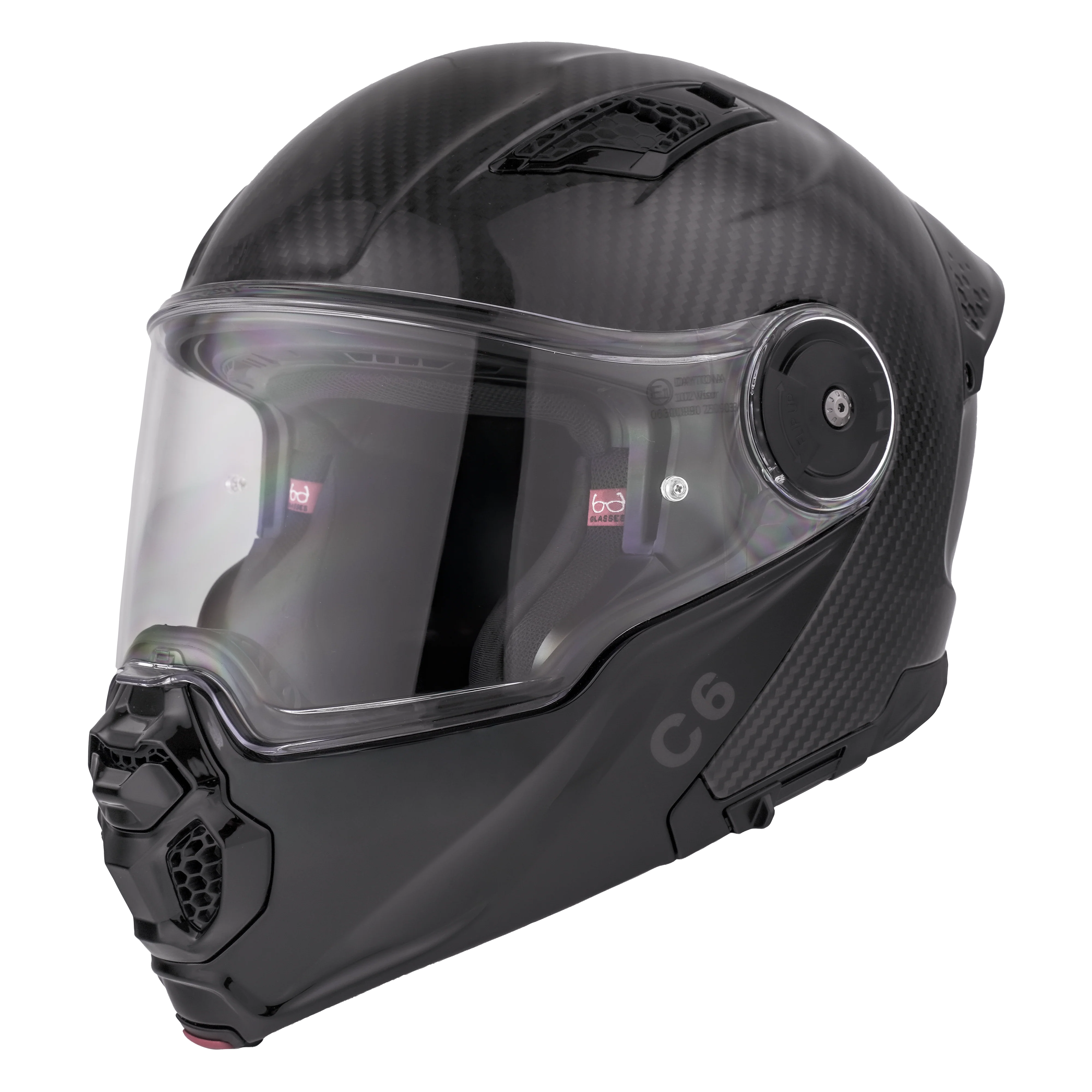 D.O.T. & ECE Daytona C6- Grey Carbon Fiber - Image 2