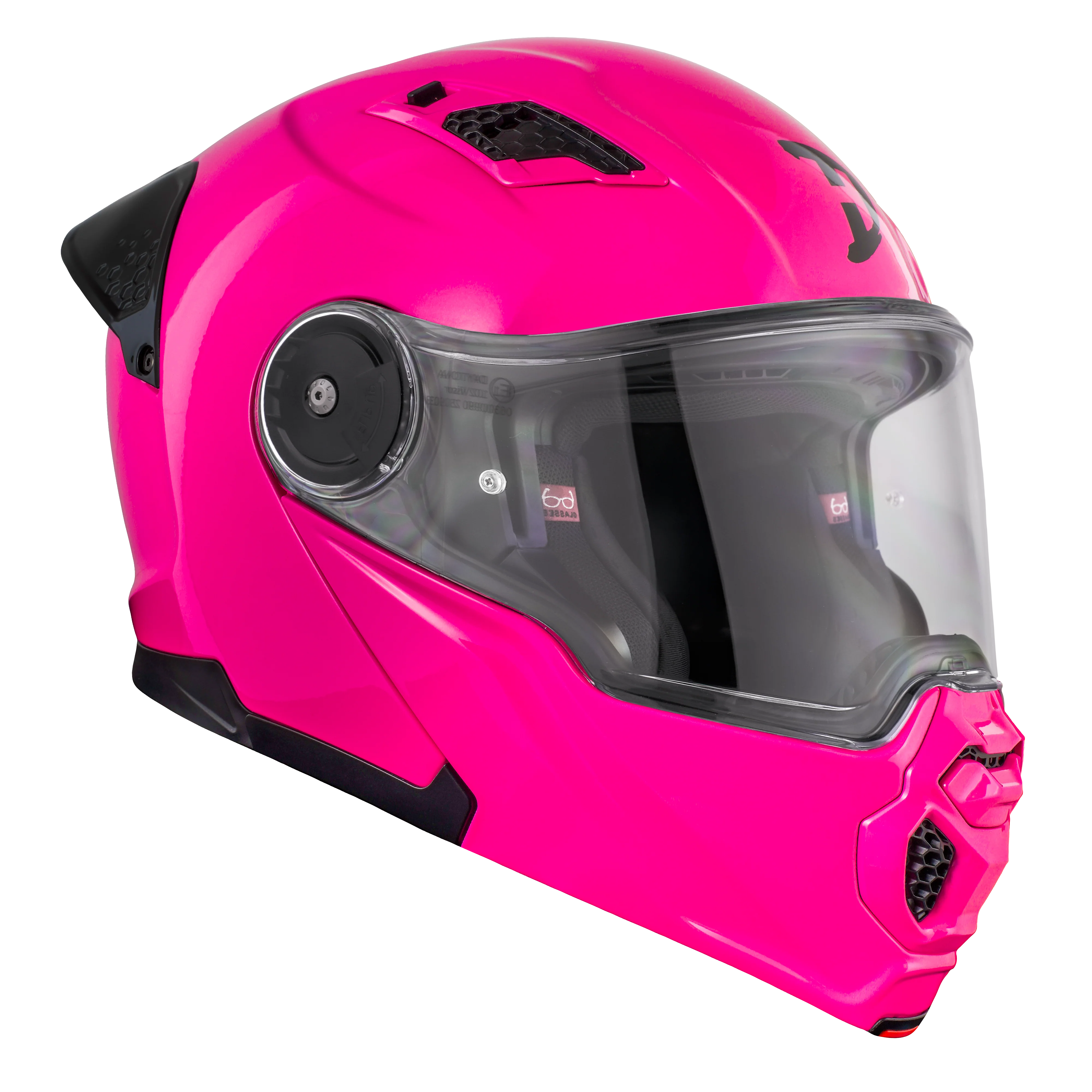 D.O.T. & ECE Daytona C6 Helmet - Hi-Gloss Pink - Image 6