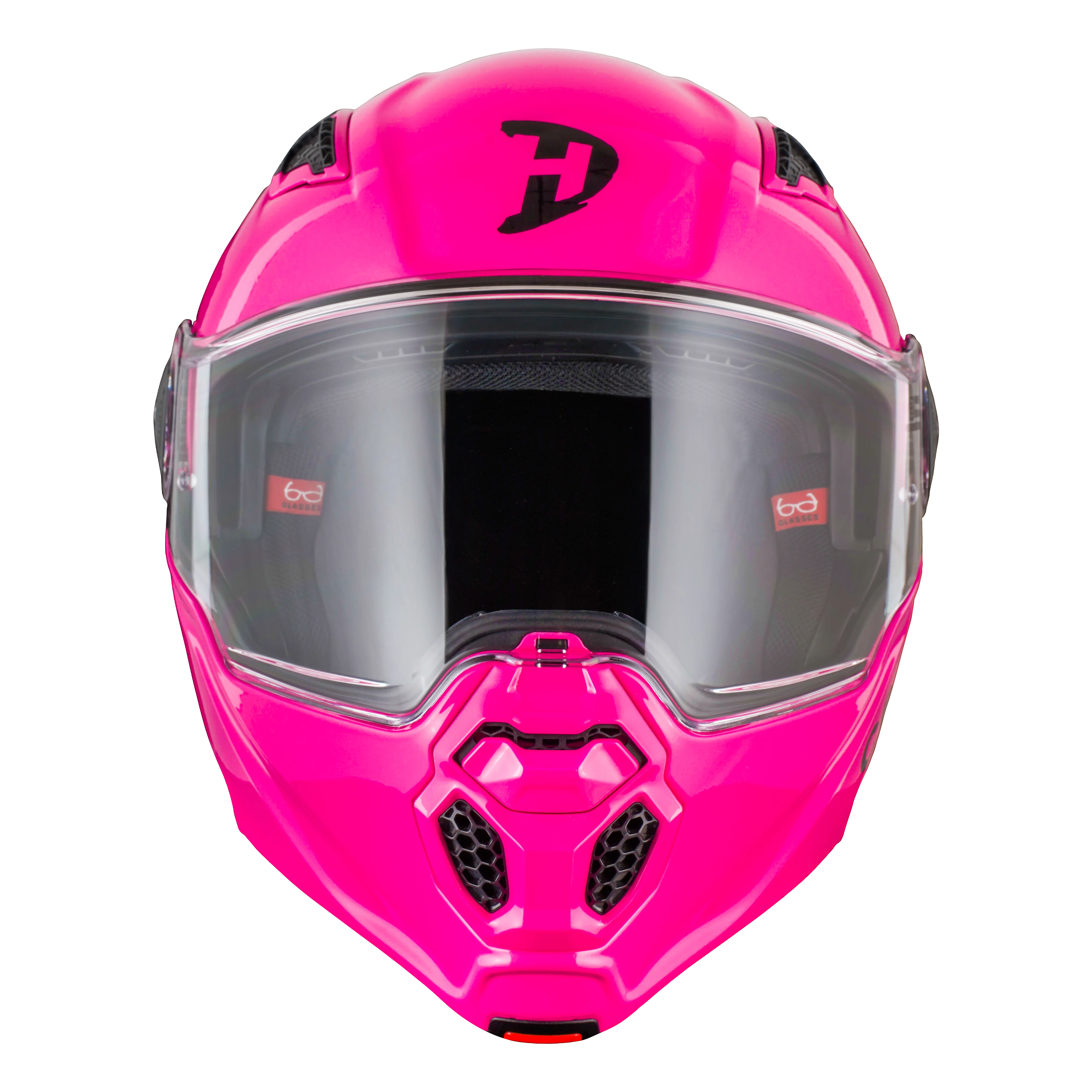 D.O.T. & ECE Daytona C6 Helmet - Hi-Gloss Pink - Image 7