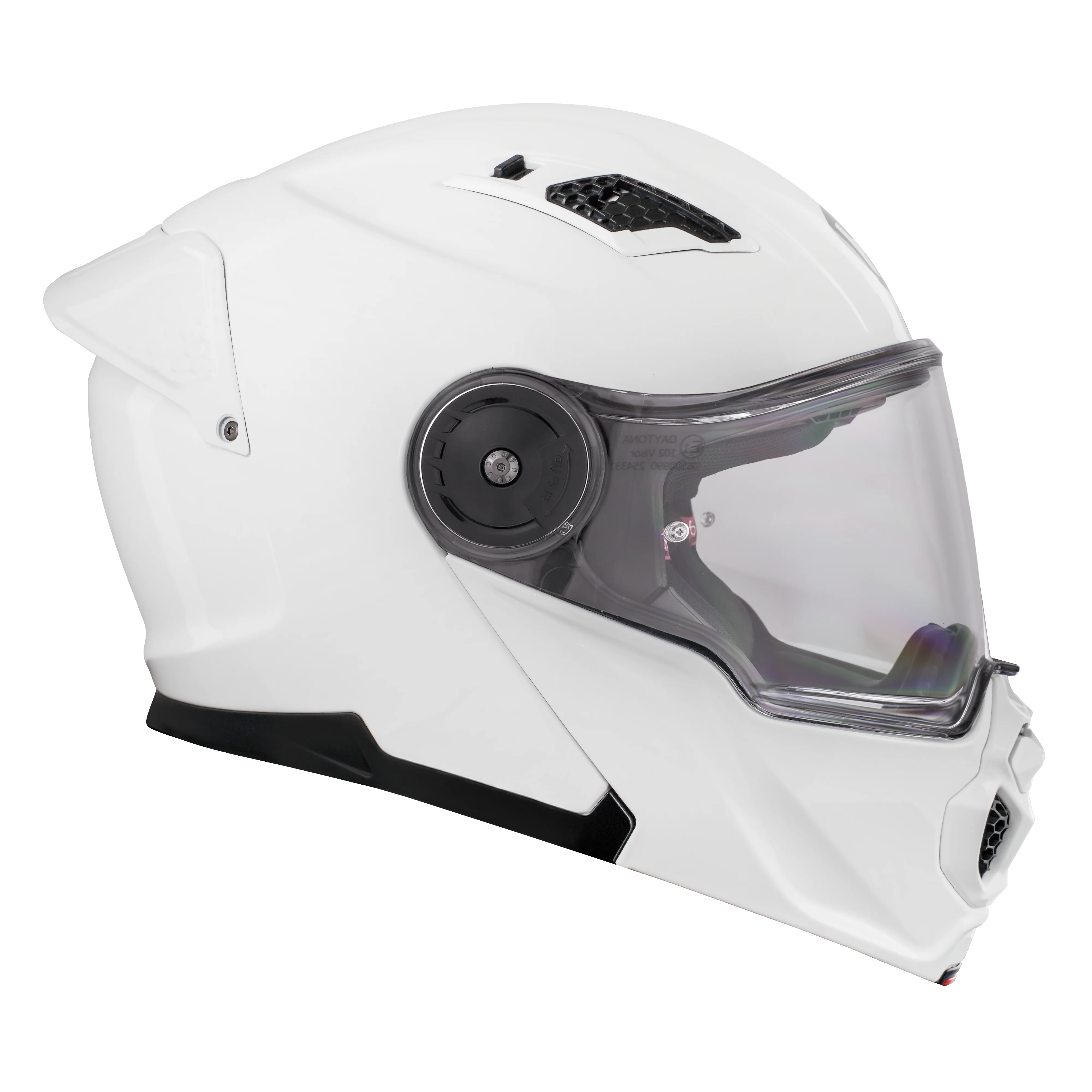 D.O.T. & ECE Daytona C6 Helmet - Hi-Gloss White - Image 5