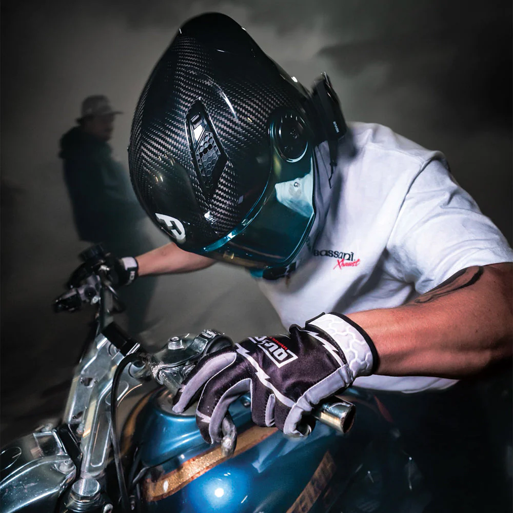 D.O.T. & ECE Daytona C6 Pro Helmet- Grey Carbon Fiber - Image 13