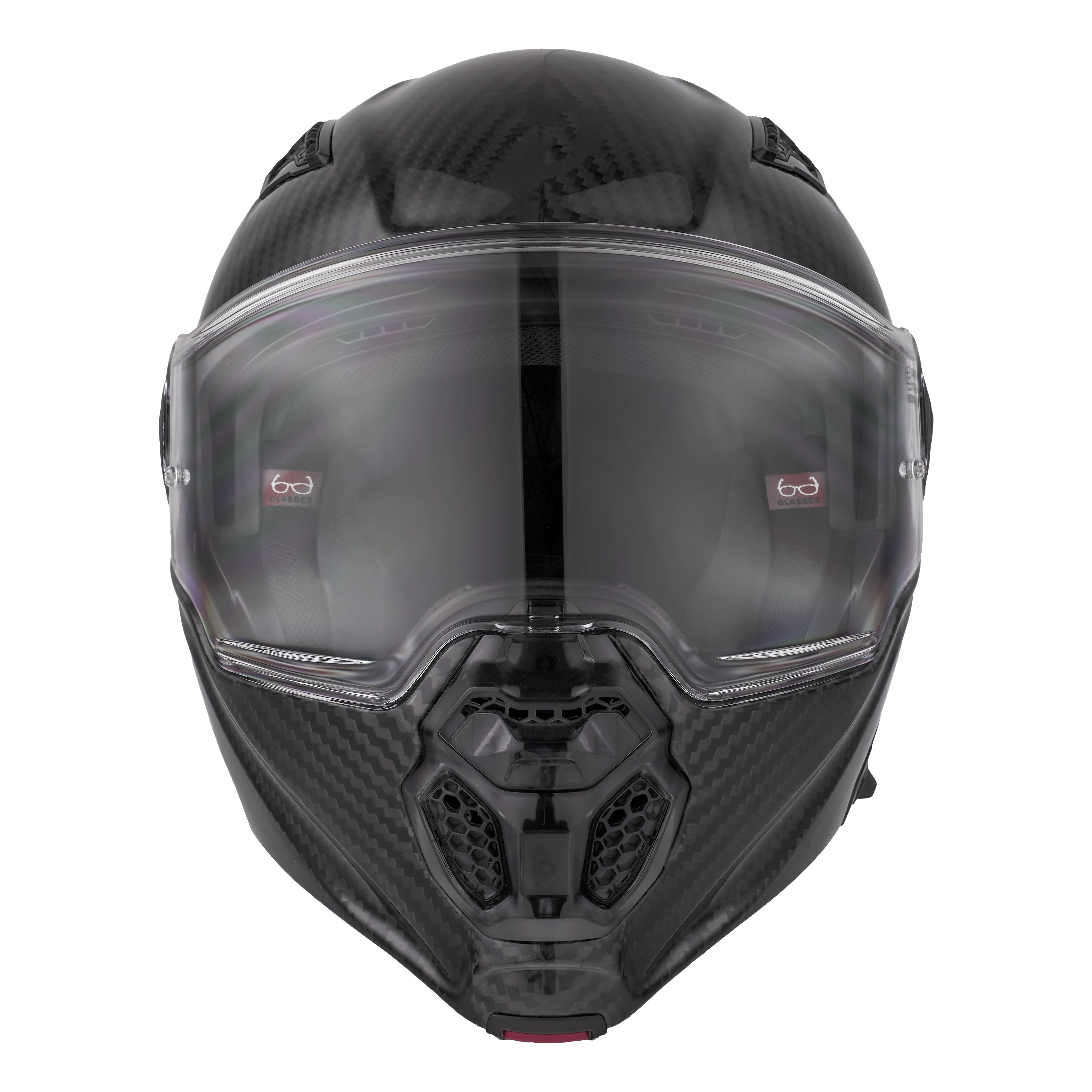 D.O.T. & ECE Daytona C6 Pro Helmet- Grey Carbon Fiber - Image 7