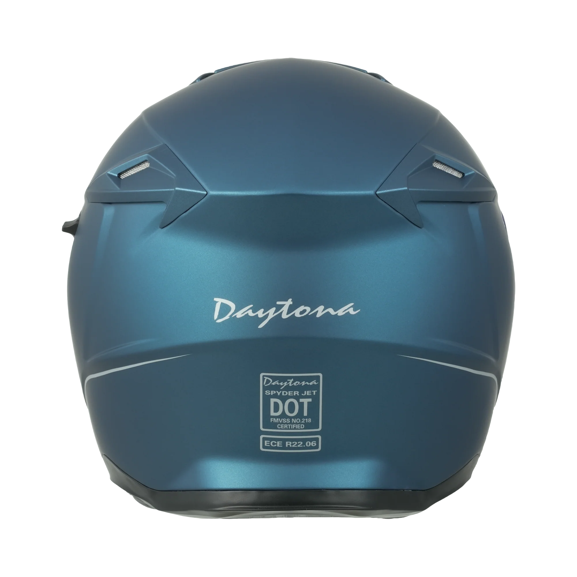 D.O.T. & ECE Daytona Spyder Jet Helmet - Dull Blue - Image 3
