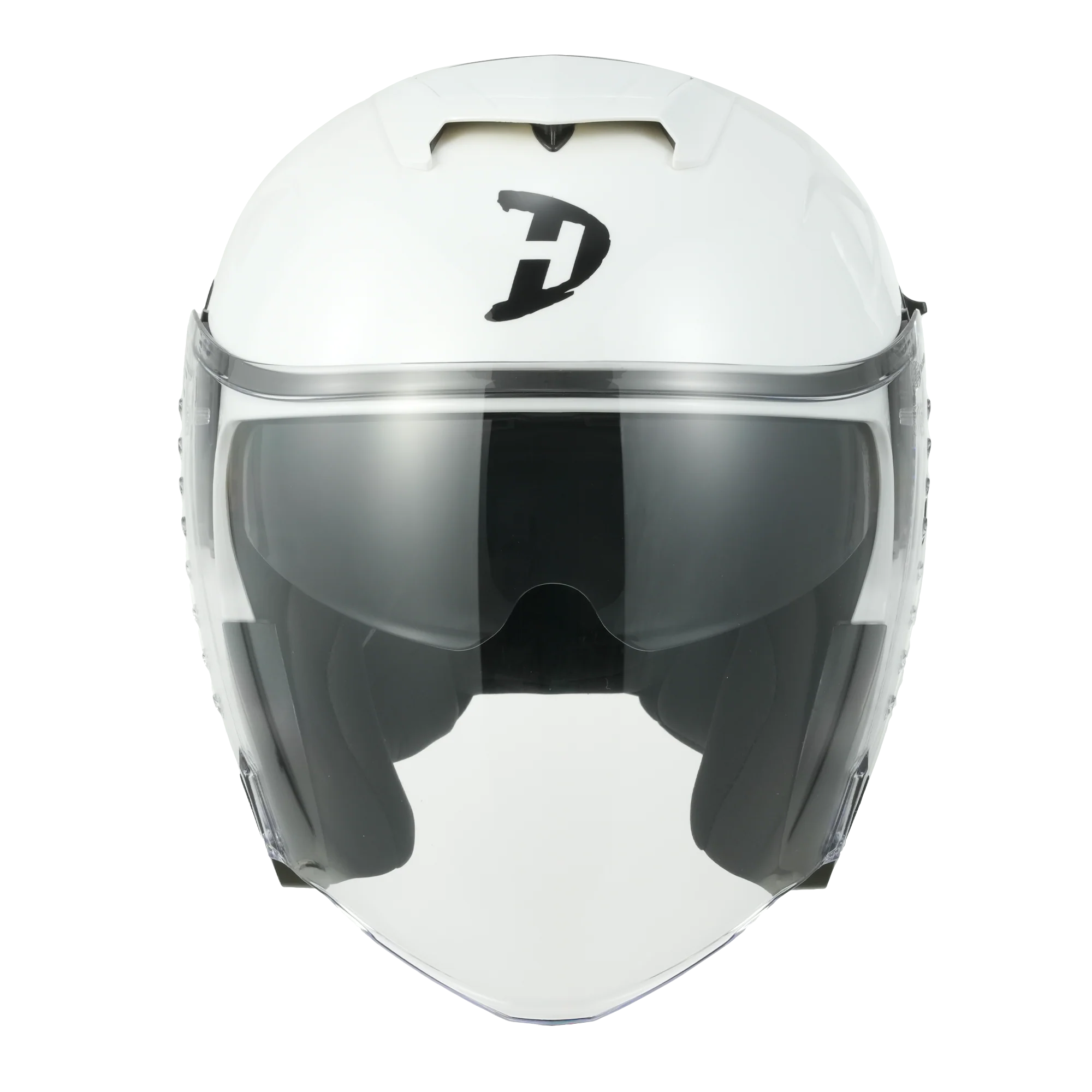 D.O.T. & ECE Daytona Spyder Jet Helmet - Hi-Gloss White - Image 6