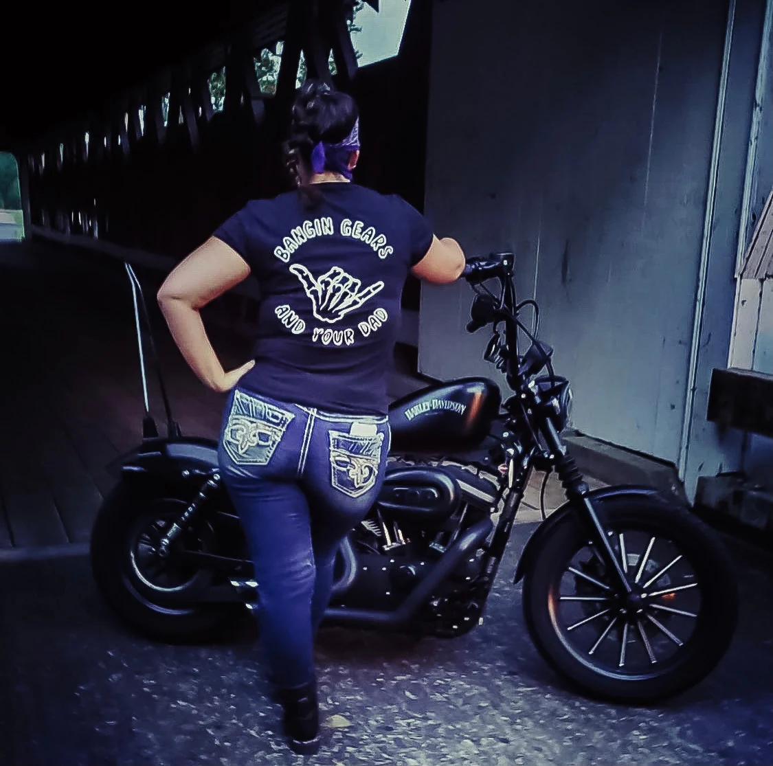 Bangin Gears and Your Dad T-Shirt - Renegade Babes - Image 5