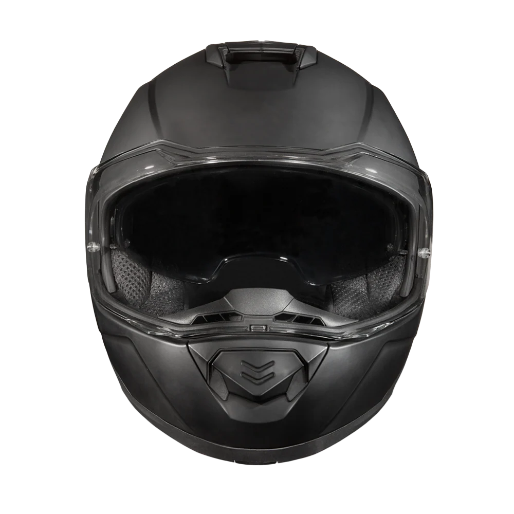 Daytona Glide Modular Motorcycle Helmet - DOT Approved, Bluetooth Ready, Dual Visor, Men/Women/Youth - Dull Black - Image 6