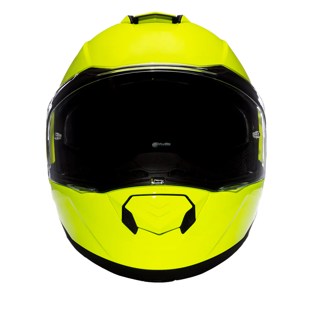 Daytona Glide Modular Motorcycle Helmet - DOT Approved, Bluetooth Ready, Dual Visor, Men/Women/Youth - Fluorescent Yellow - Image 6
