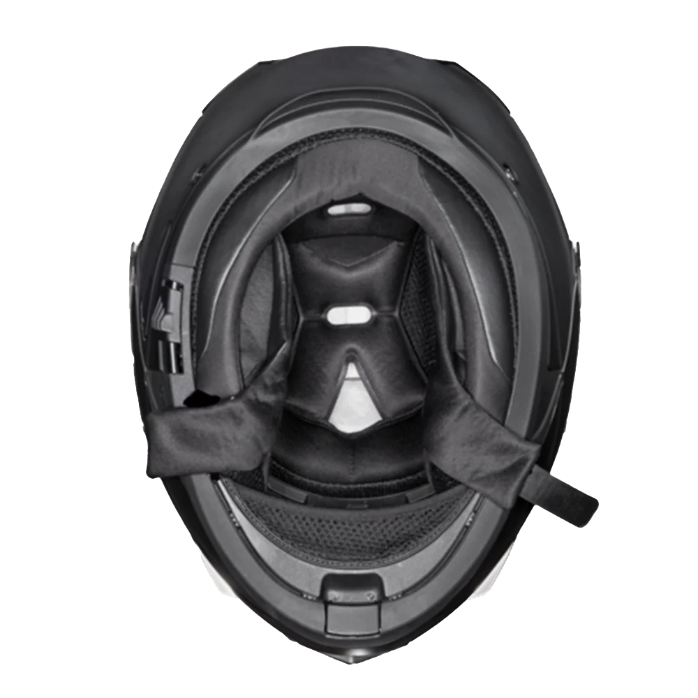 Daytona Glide Modular Motorcycle Helmet - DOT Approved, Bluetooth Ready, Dual Visor, Men/Women/Youth - Gun Metal Grey Metallic - Image 7