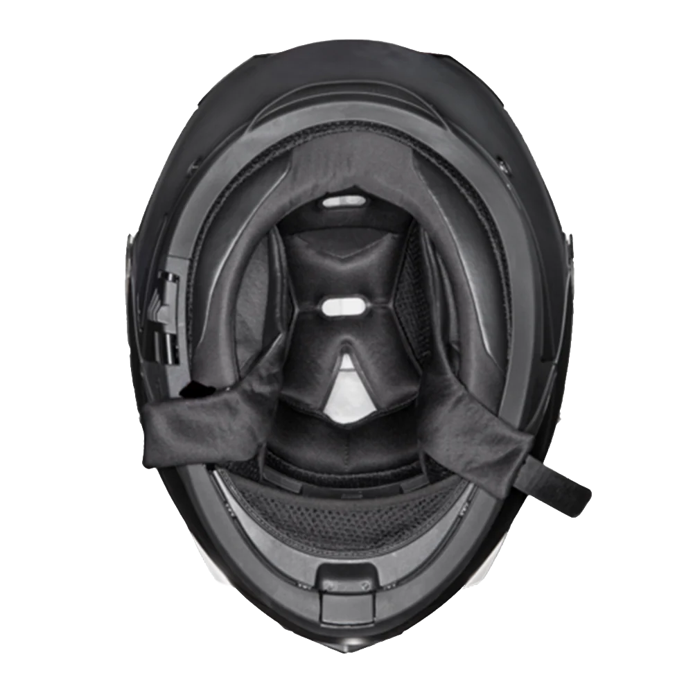 Daytona Glide Modular Motorcycle Helmet - DOT Approved, Bluetooth Ready, Dual Visor, Men/Women/Youth - Hi-Gloss White - Image 7