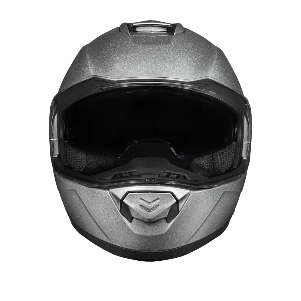 Daytona Glide Modular Motorcycle Helmet - DOT Approved, Bluetooth Ready, Dual Visor, Men/Women/Youth- Silver Metallic - Image 6