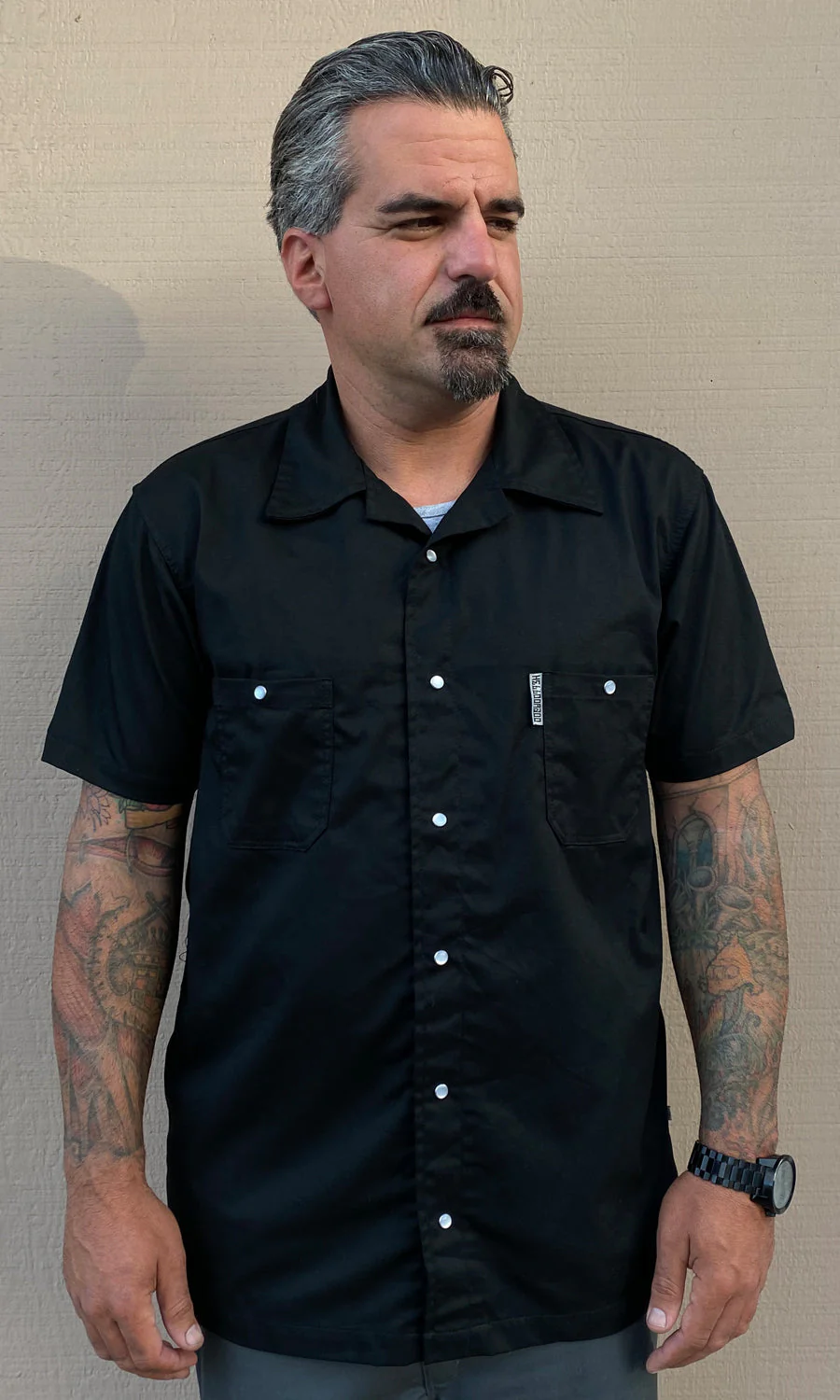 Deluxe Work Shirt Black - Image 4