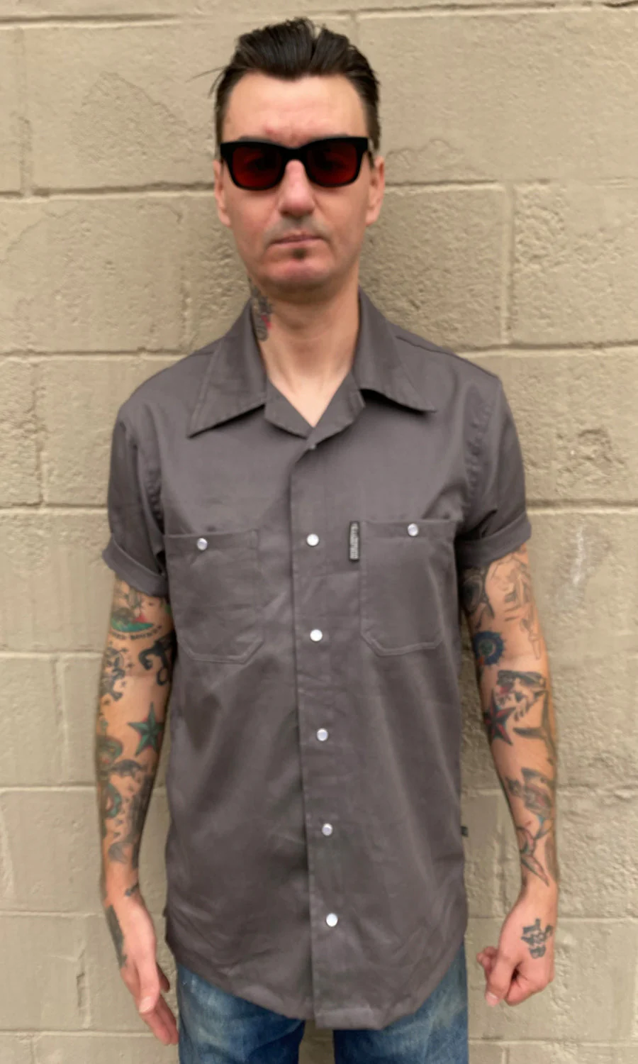 Deluxe Work Shirt Gray - Image 4