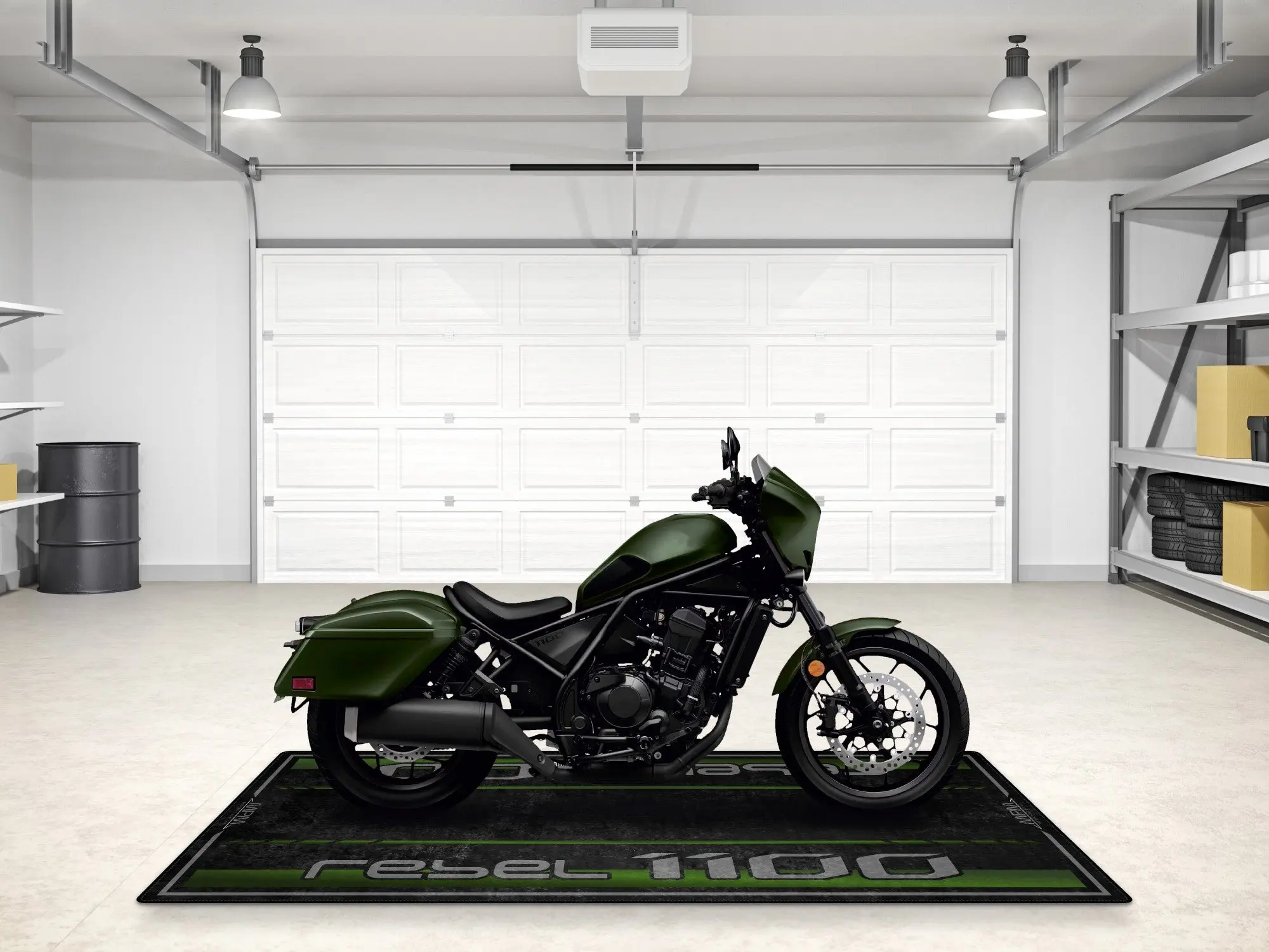 Designed Pit Mat for 2024 Honda Rebel 1100 Motorcycle - MM7438 - Image 10