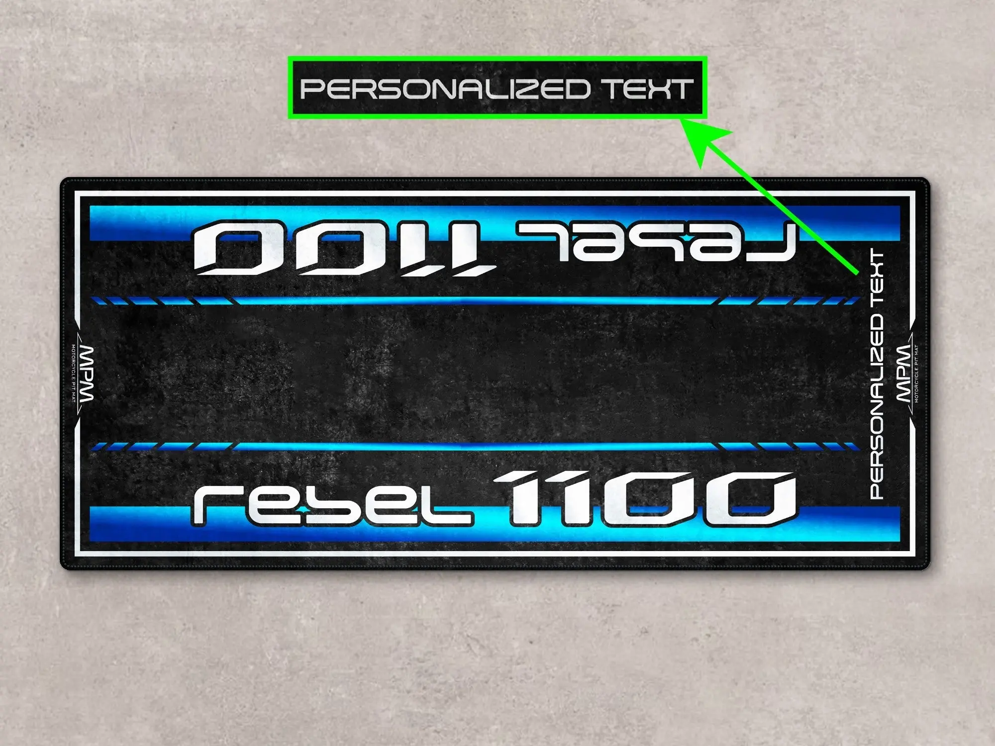 Designed Pit Mat for 2024 Honda Rebel 1100 Motorcycle - MM7438 - Image 14