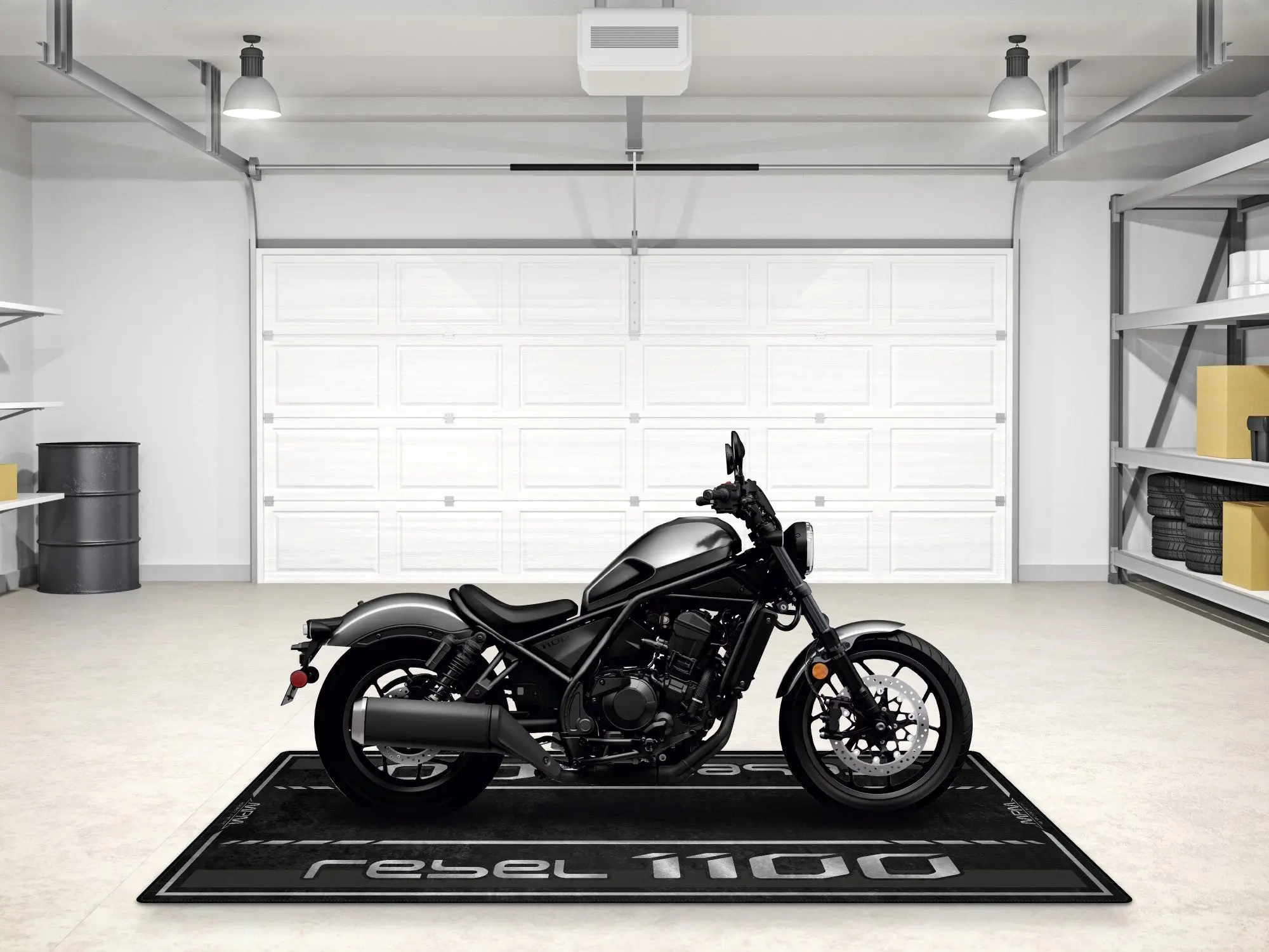 Designed Pit Mat for 2024 Honda Rebel 1100 Motorcycle - MM7438 - Image 20
