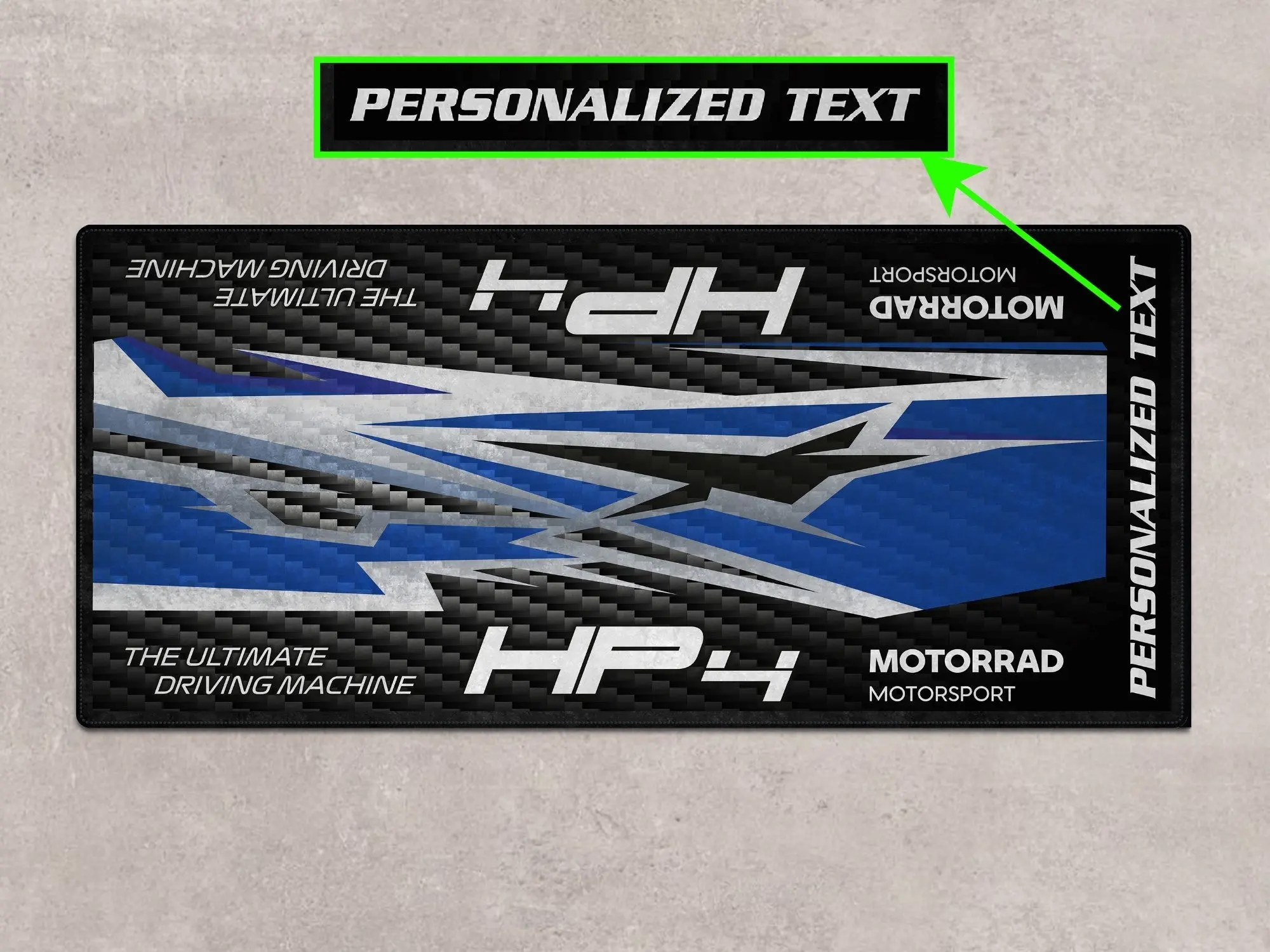 Designed Pit Mat for BMW 1000RR HP4 Motorcycle - MM7254 - Image 4